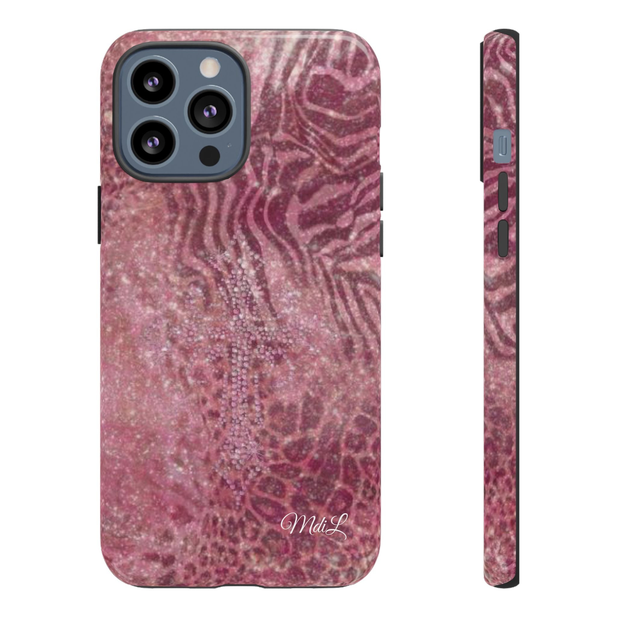 Pink Cross iPhone Case
