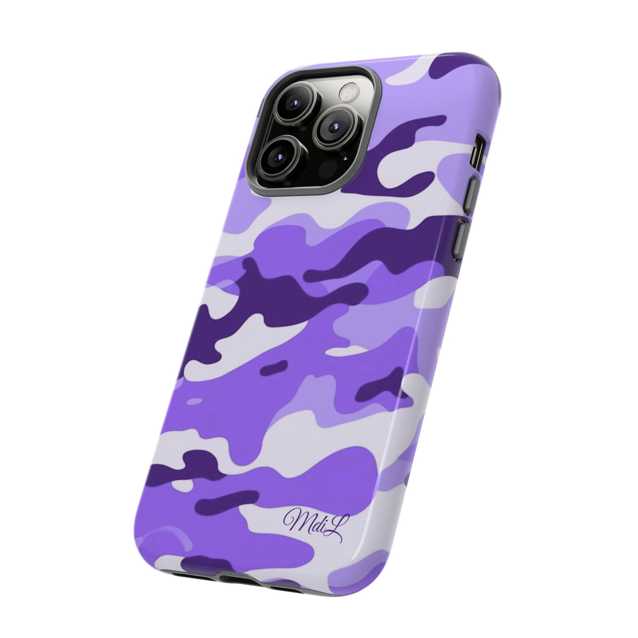 Purple Camo iPhone Case