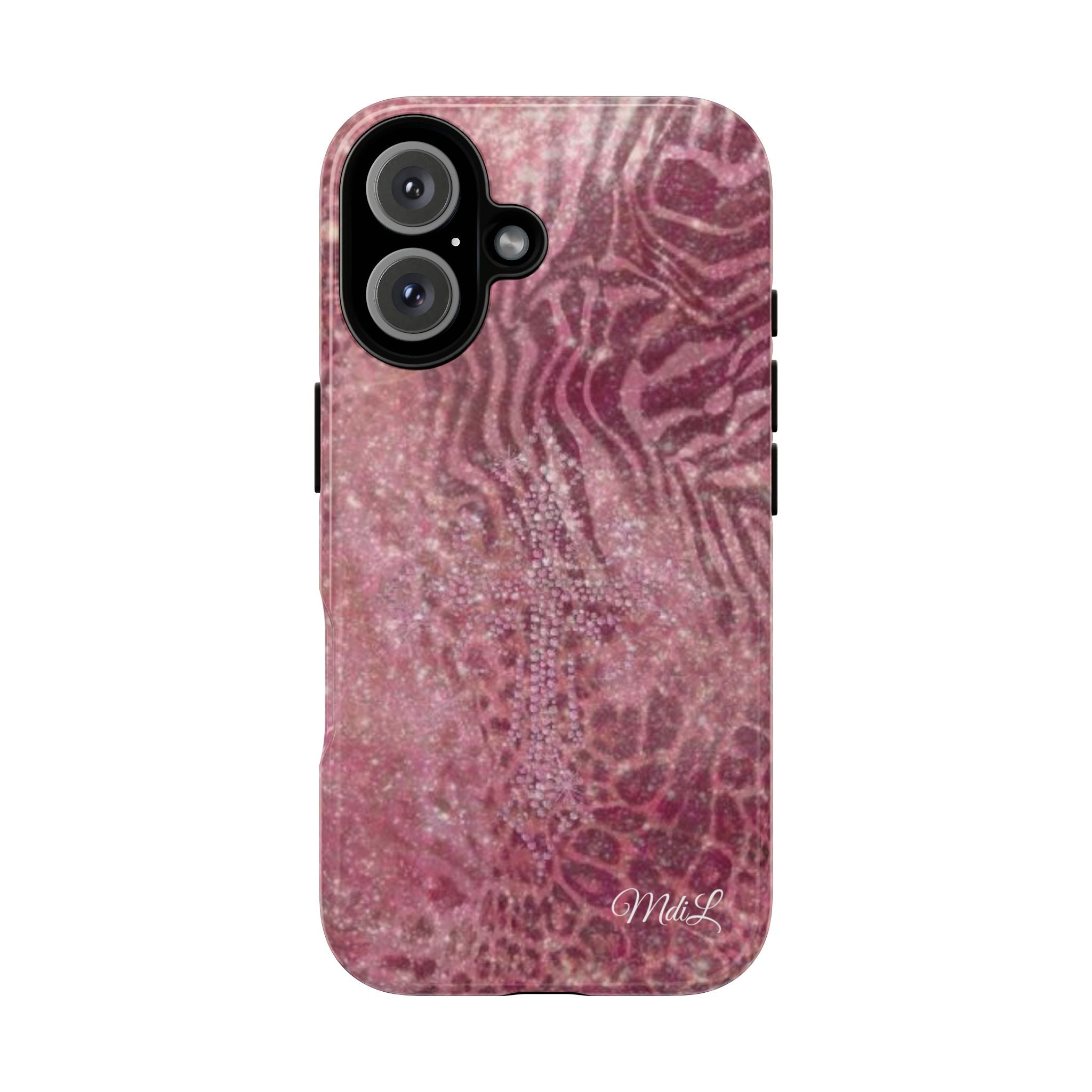 Pink Cross iPhone Case