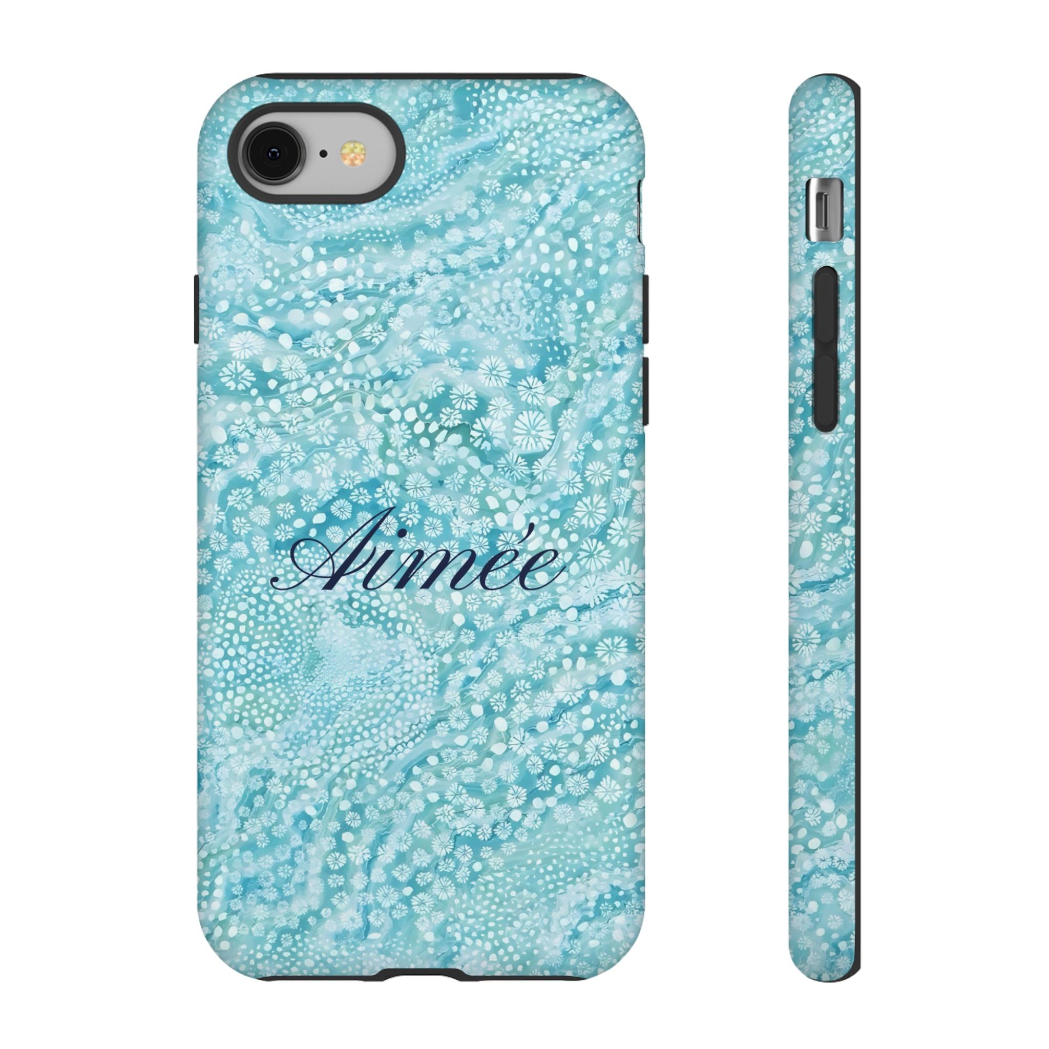 Teal Florals Personalized