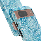 Teal Paisley