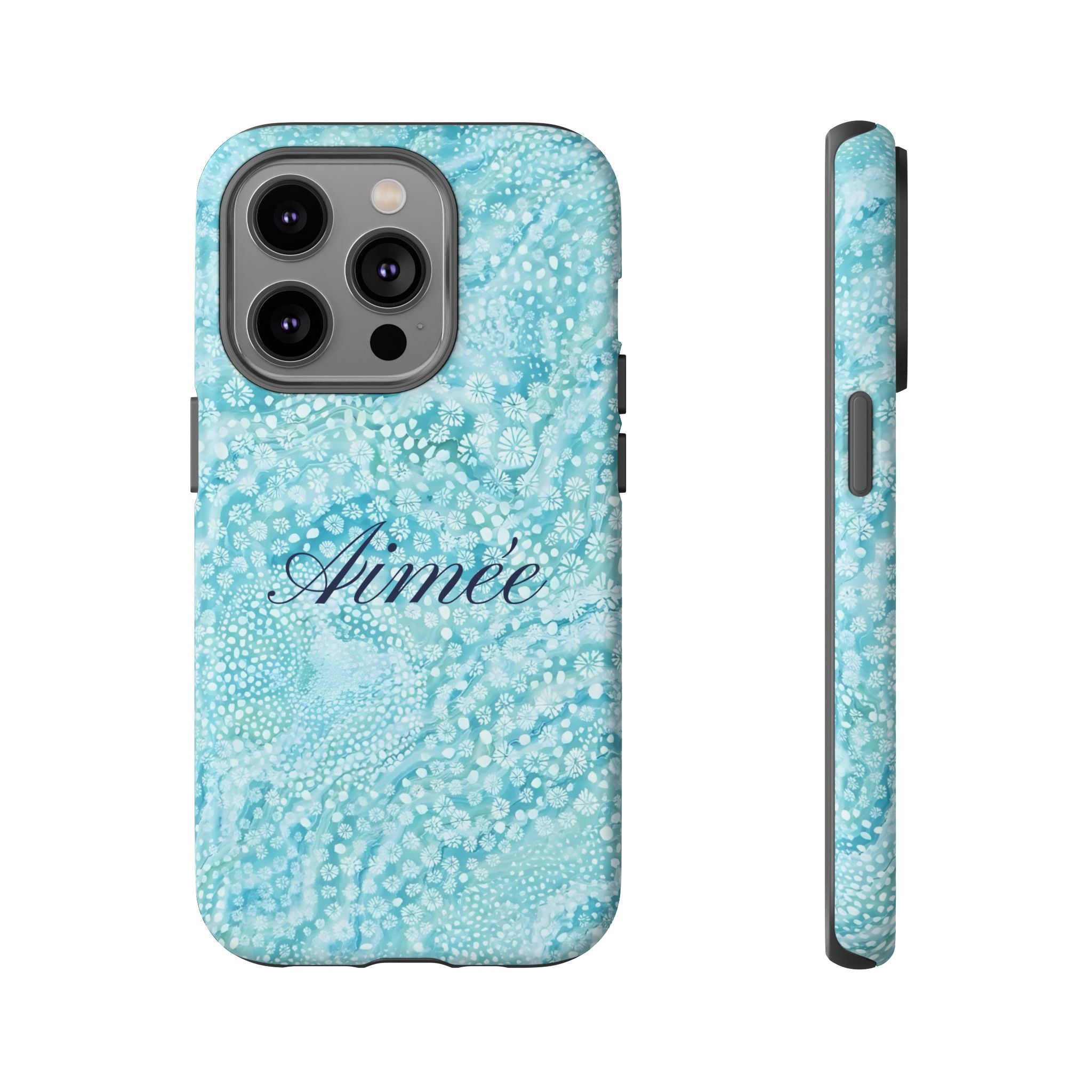 Teal Florals Personalized
