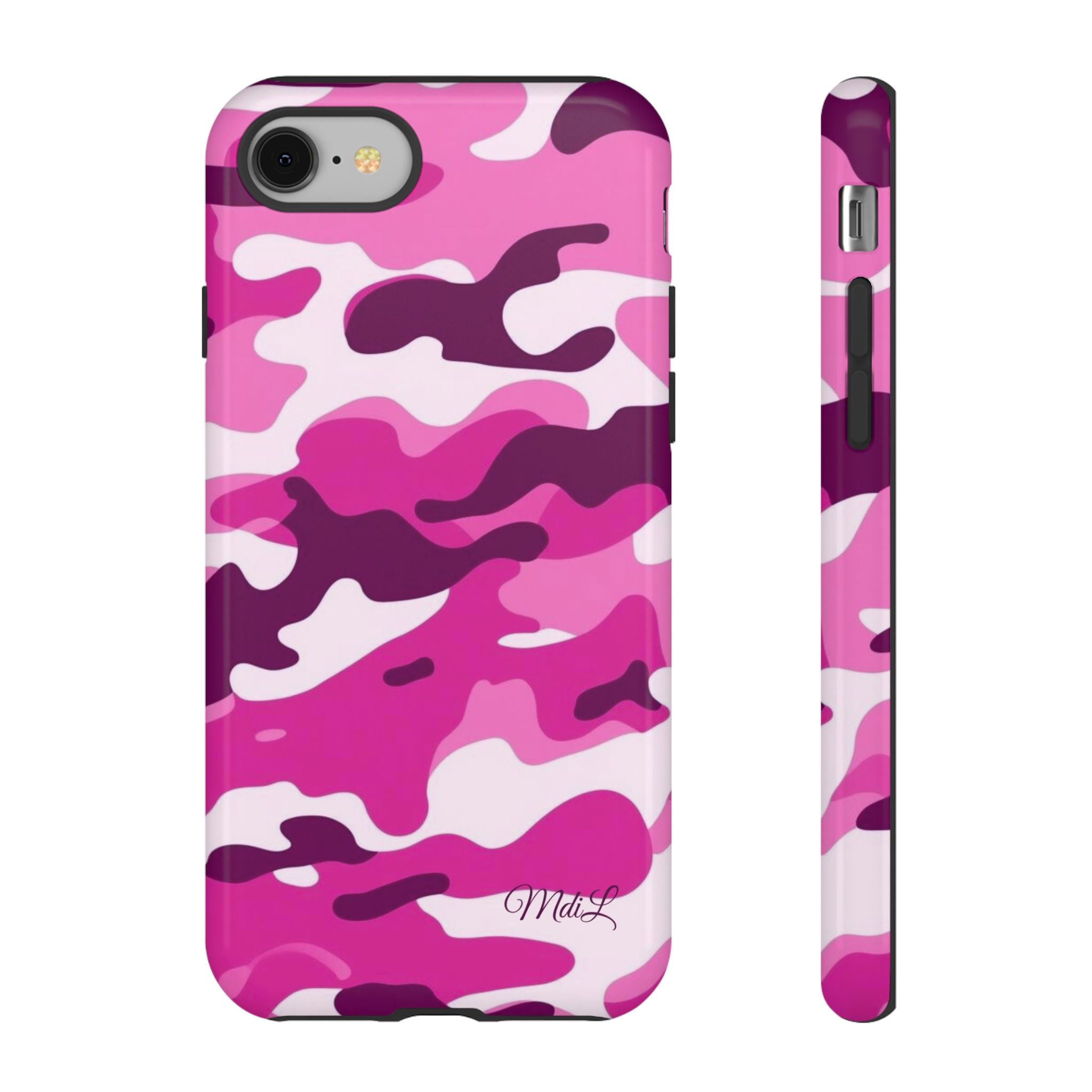 Magenta Camo iPhone Case