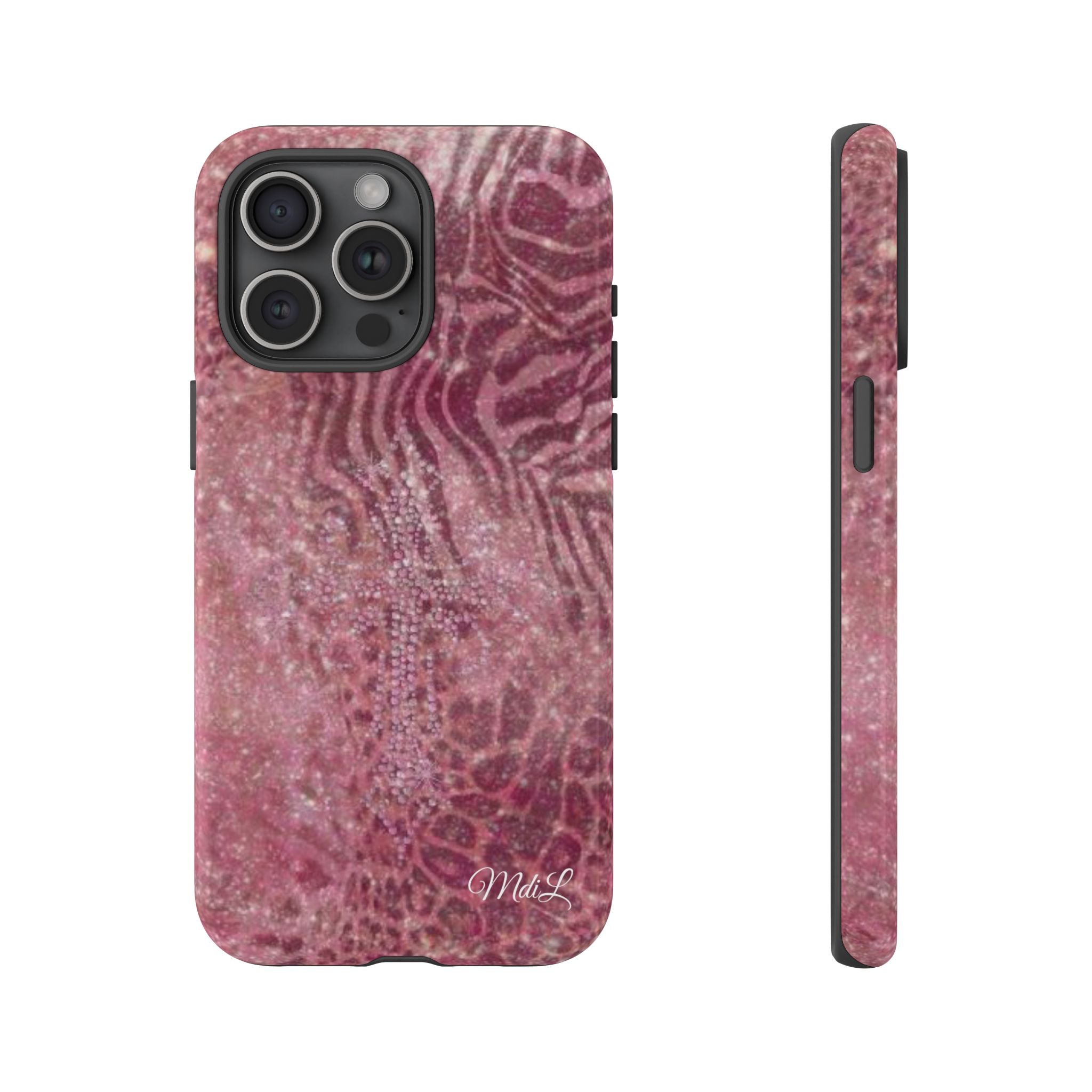 Pink Cross iPhone Case