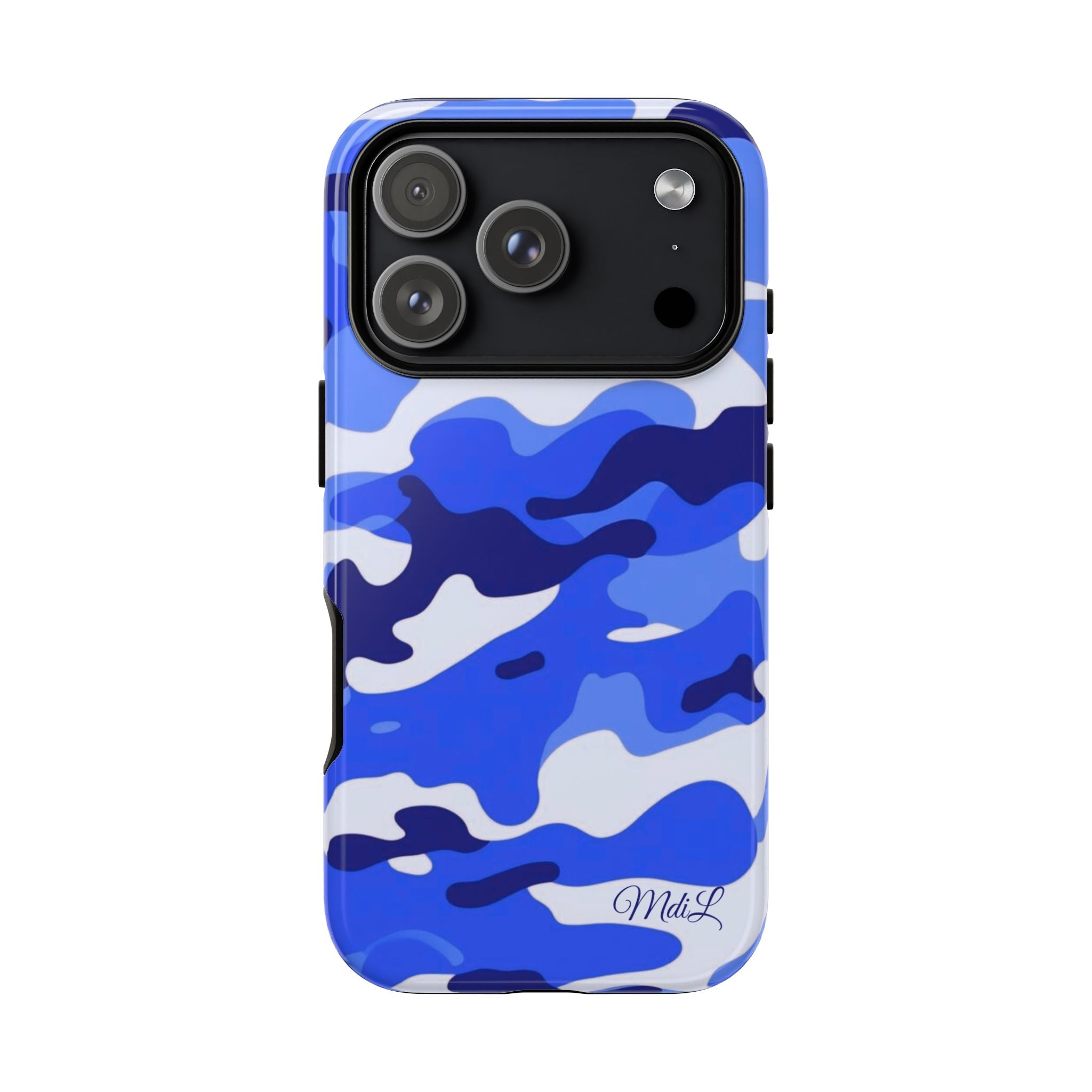 Blue Camo iPhone Case
