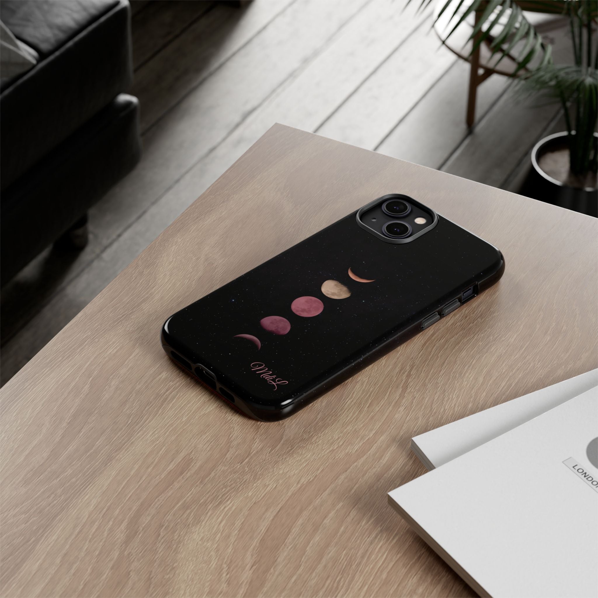 Lune Rose iPhone Case