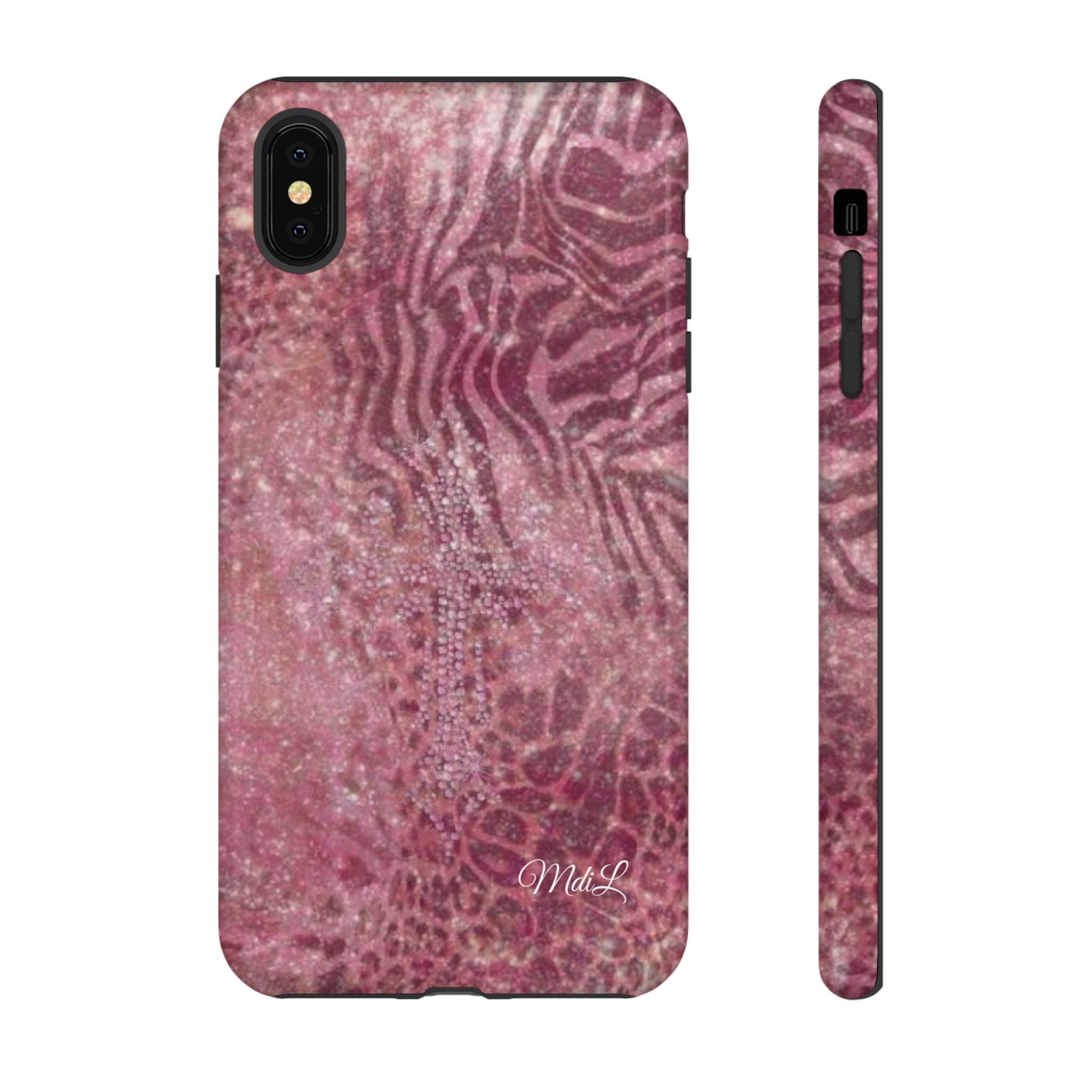 Pink Cross iPhone Case