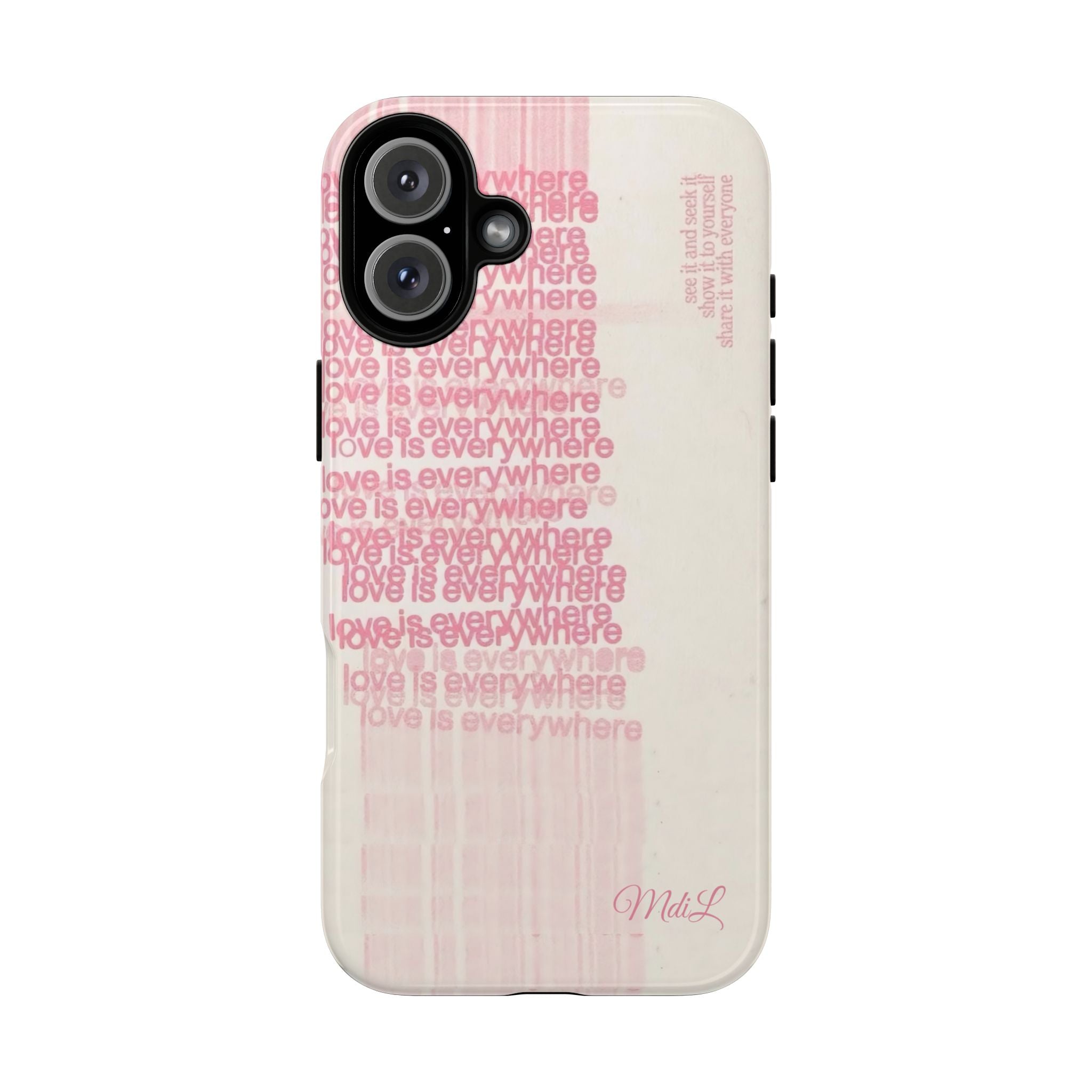 Love is Everywhere | Pink and White - Mare di Luna