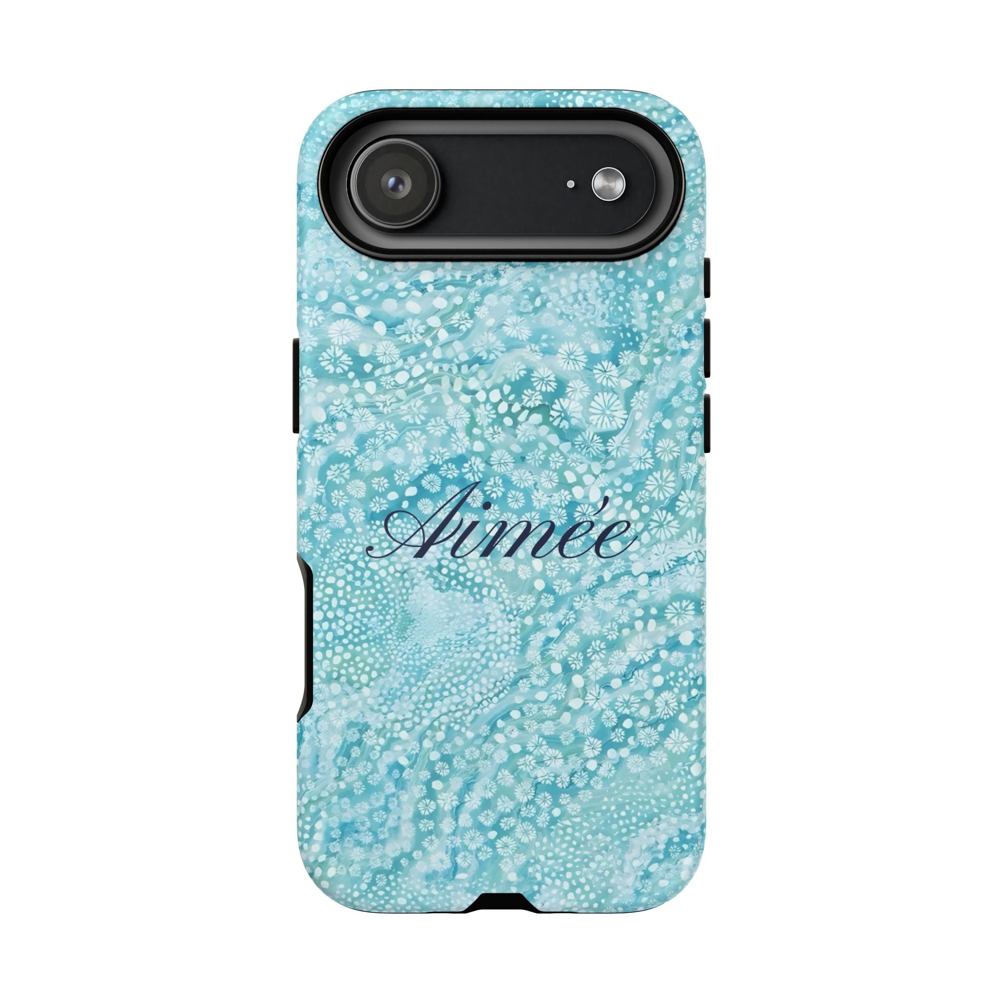 Teal Florals Personalized