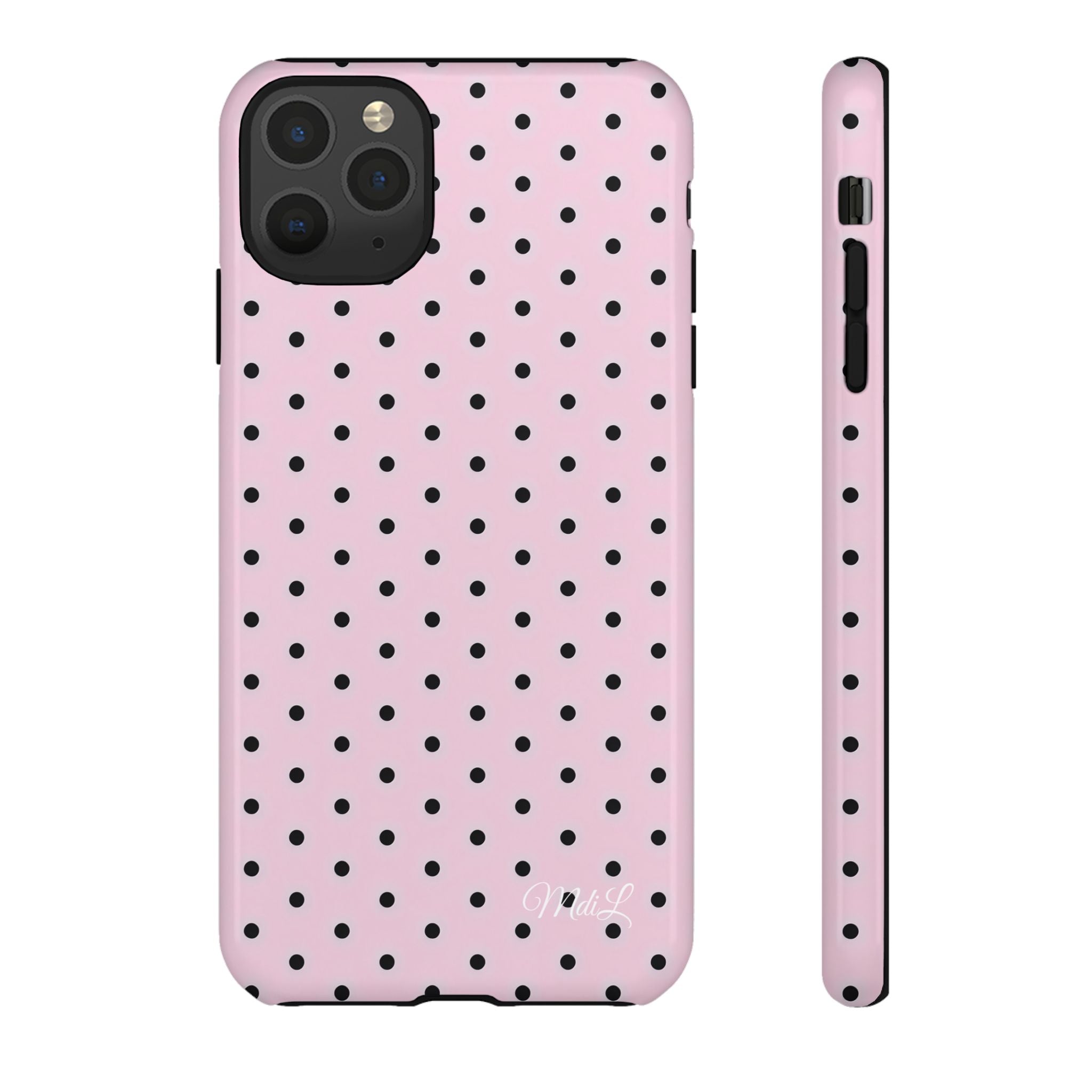 Polka Dots | Pink and Black - Mare di Luna