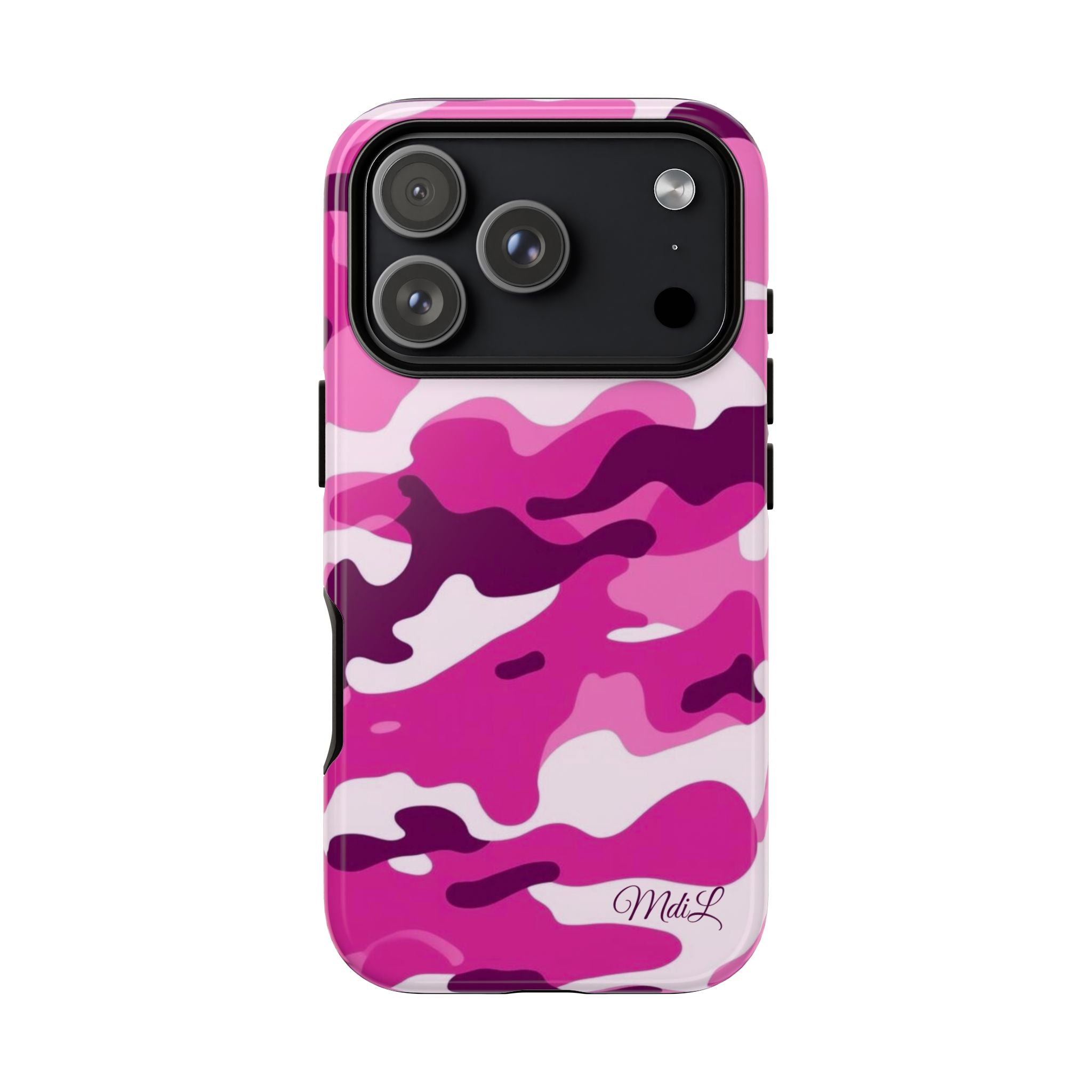 Magenta Camo iPhone Case