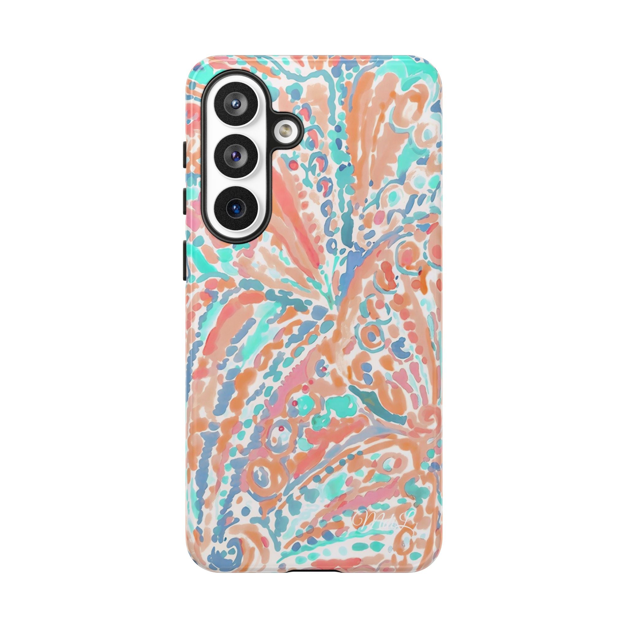 Coral & Teal