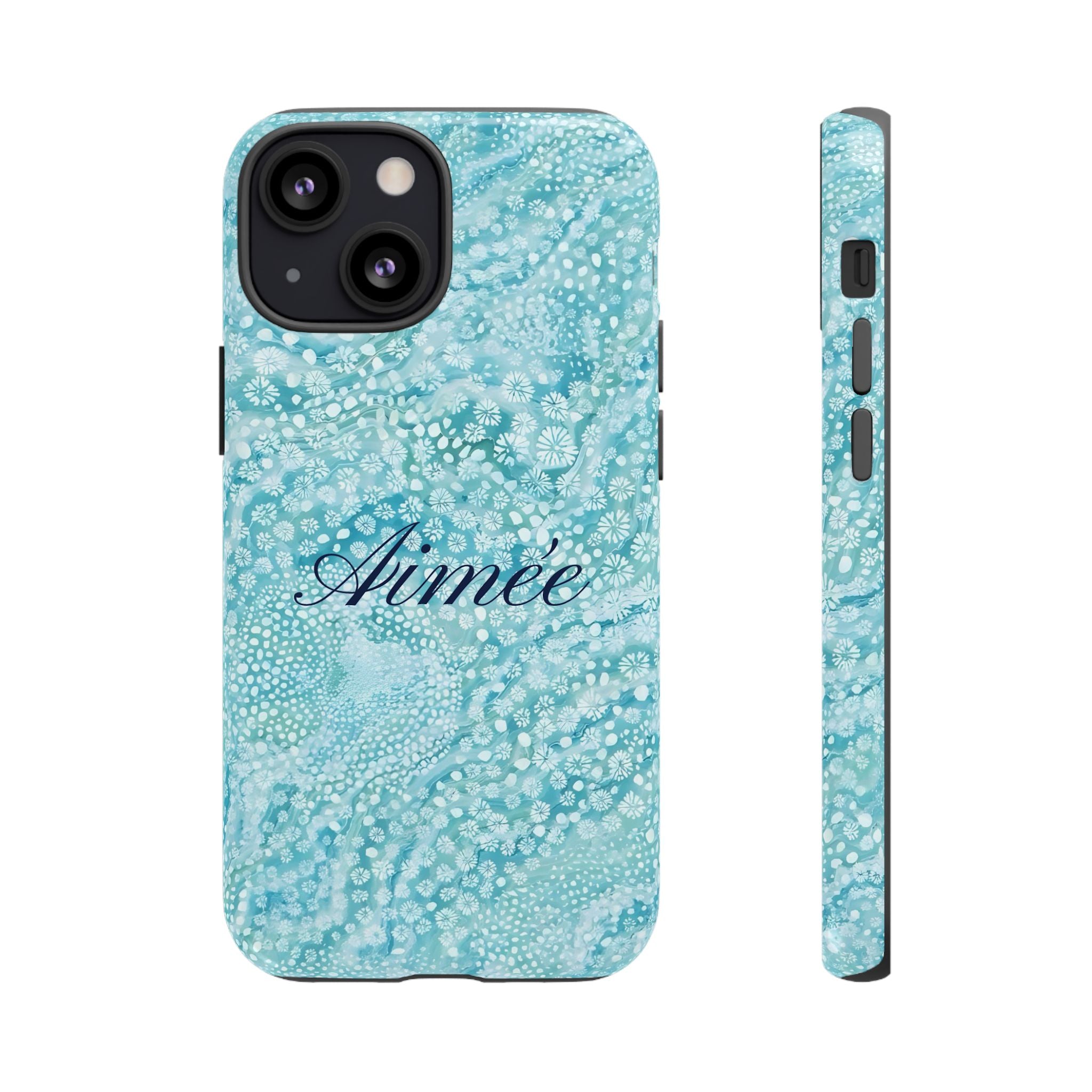 Teal Florals Personalized