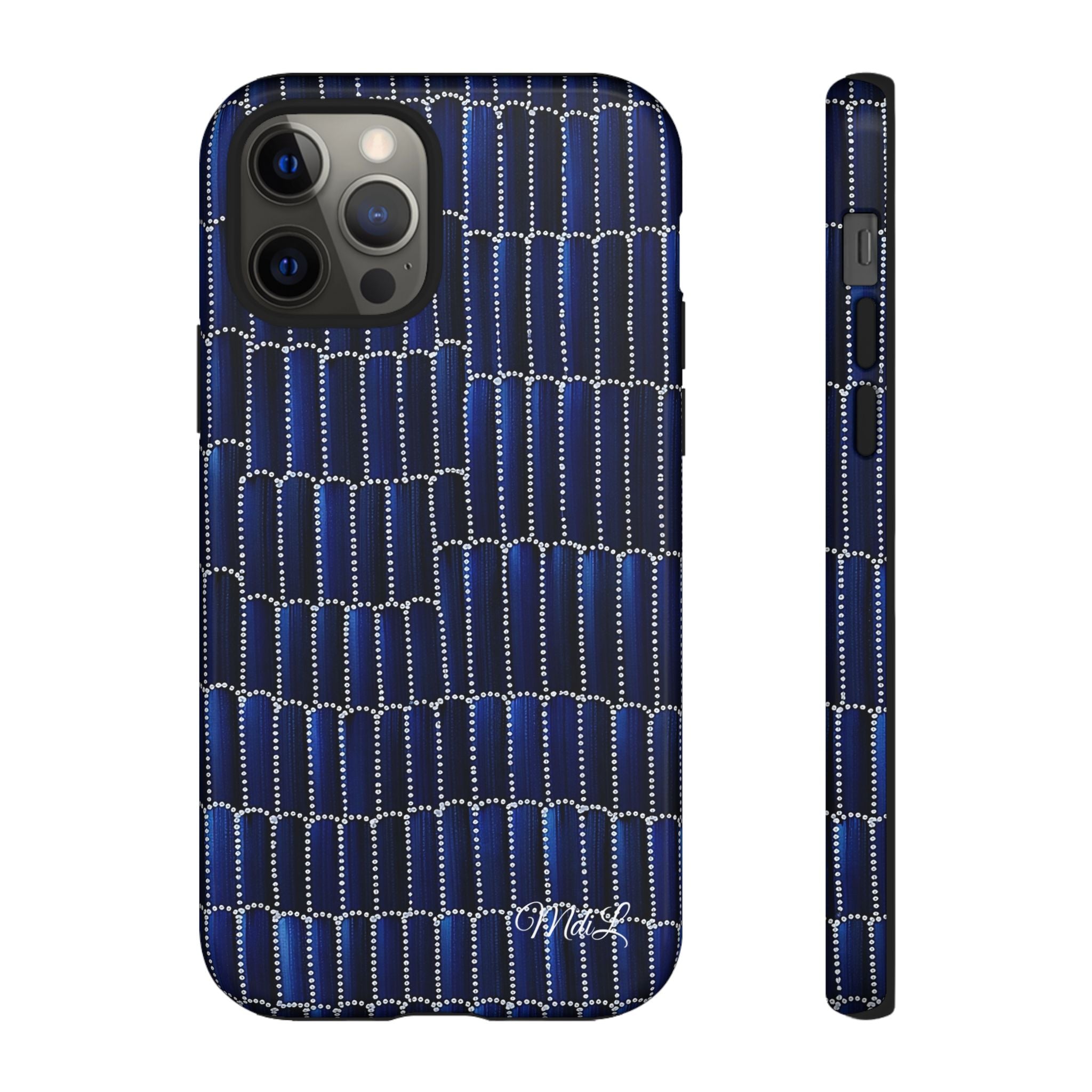 Watercolor Diamonds | Midnight Blue - Mare di Luna