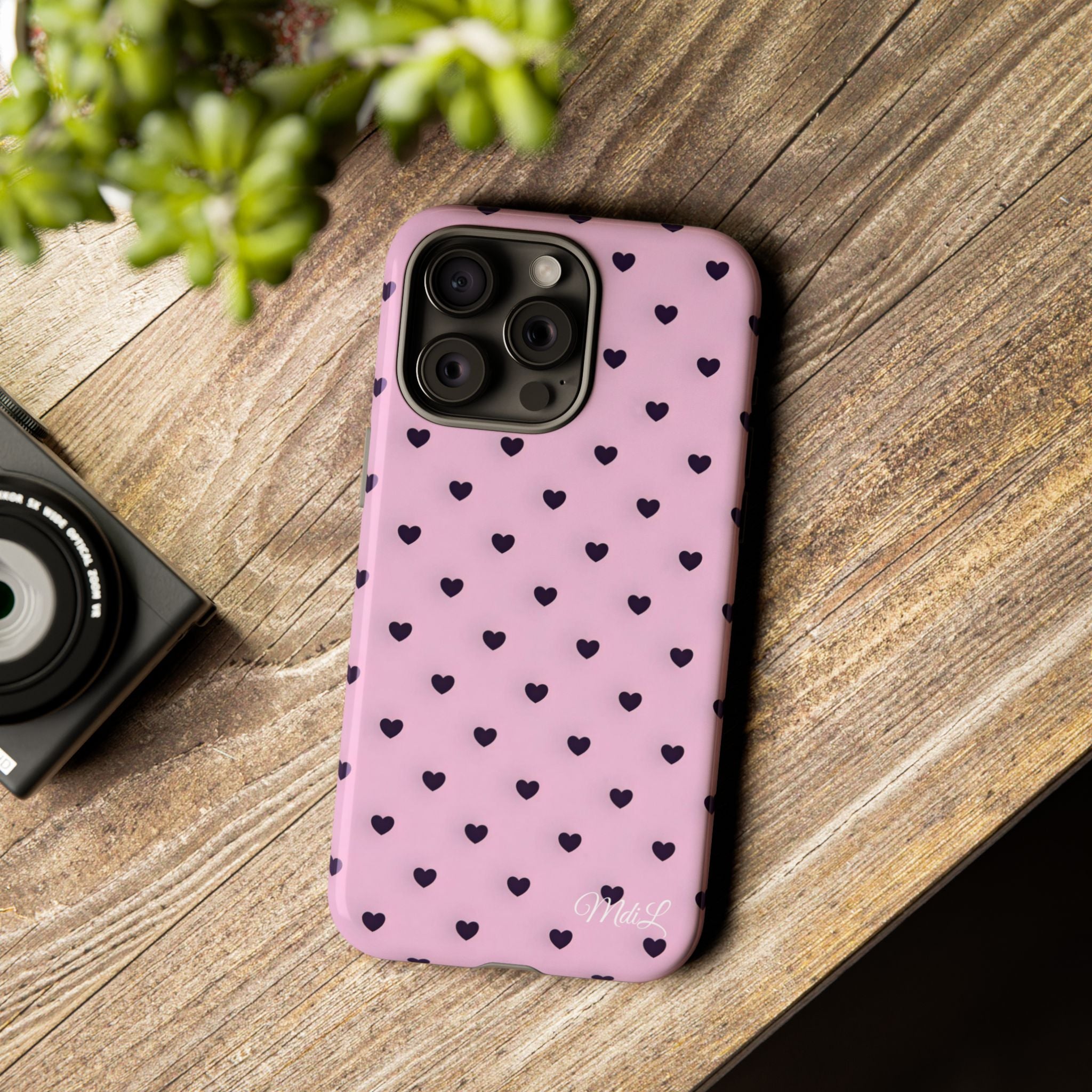 Dotted Hearts | Pink - Mare di Luna