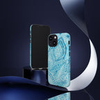 Teal Paisley