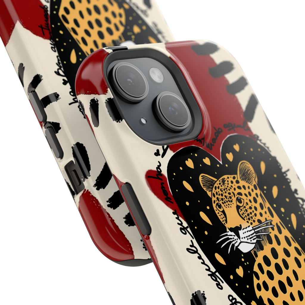 Leopard Hearts MagSafe