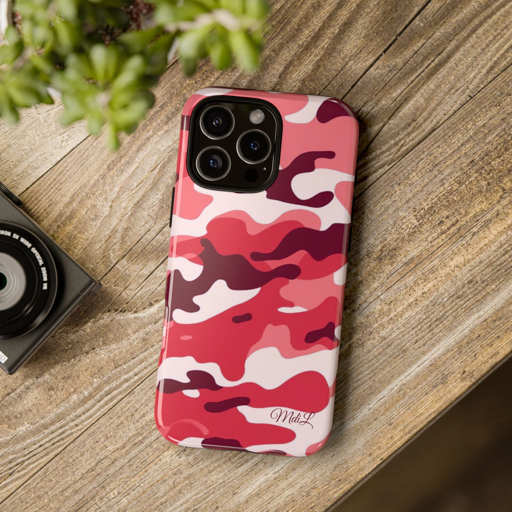 Red Camo iPhone Case