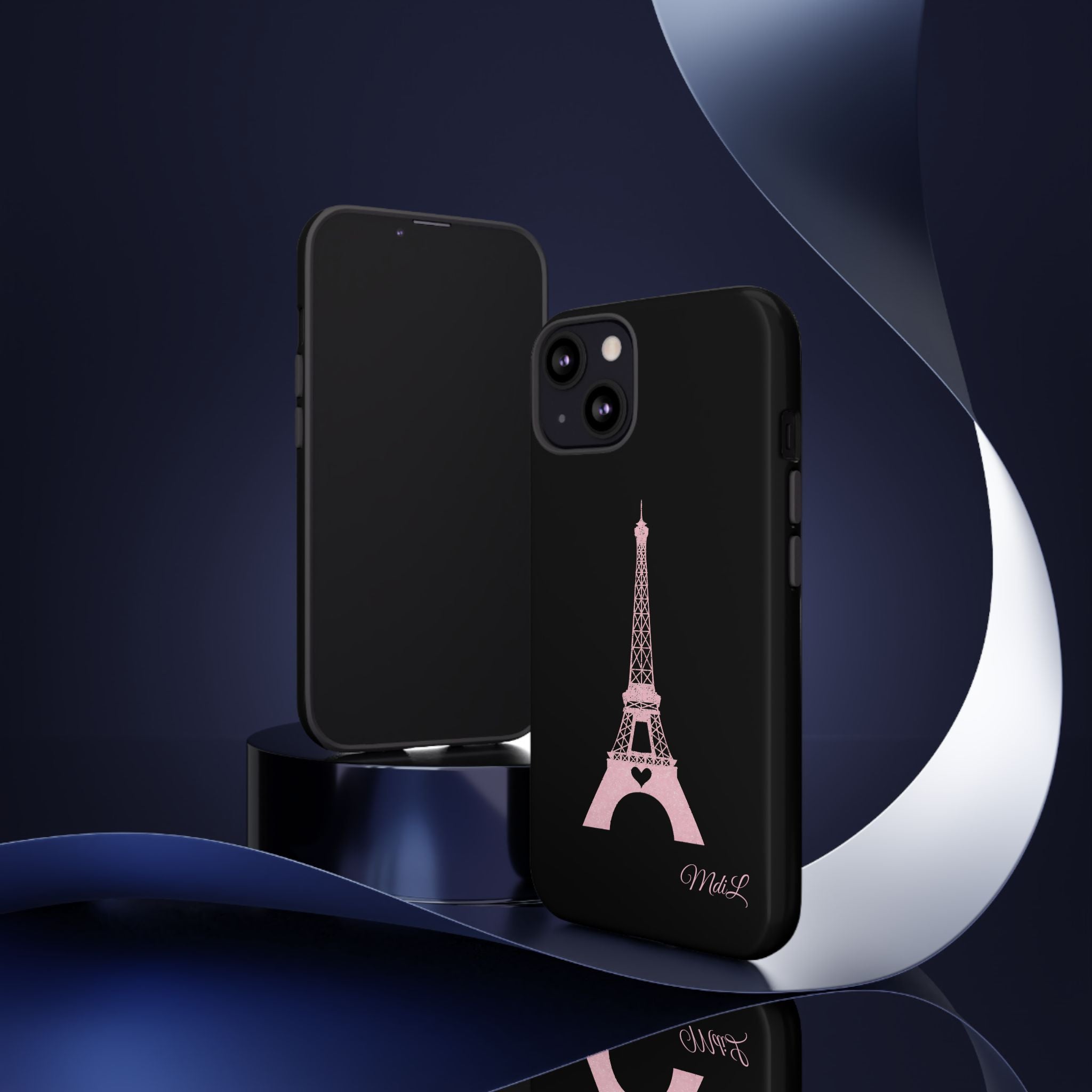 Eiffel Tower | Pink & Black - Mare di Luna