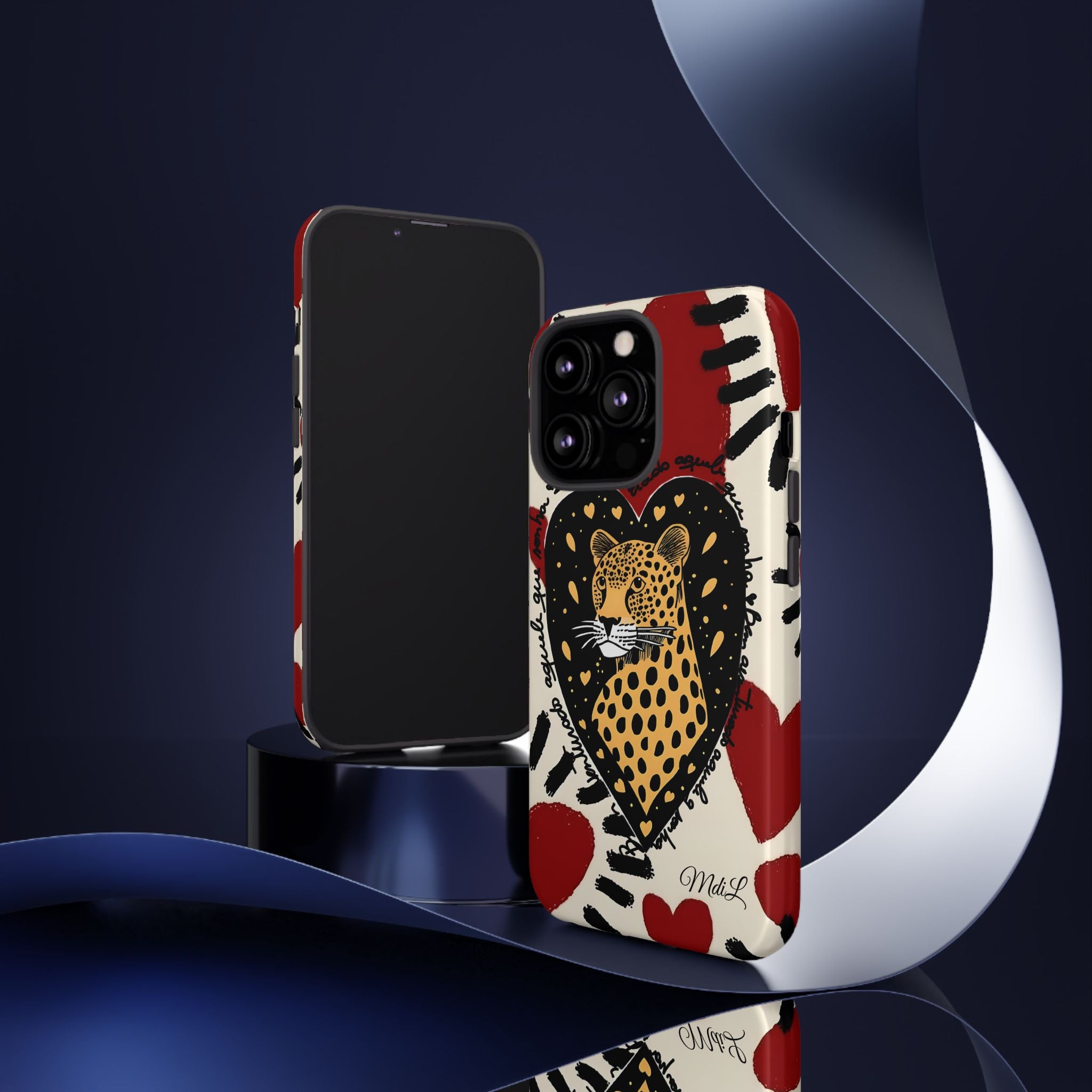Leopard | Red Hearts - Mare di Luna