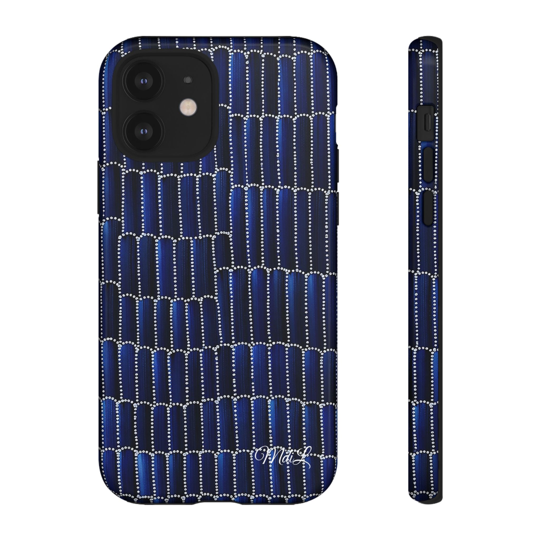 Watercolor Diamonds | Midnight Blue - Mare di Luna