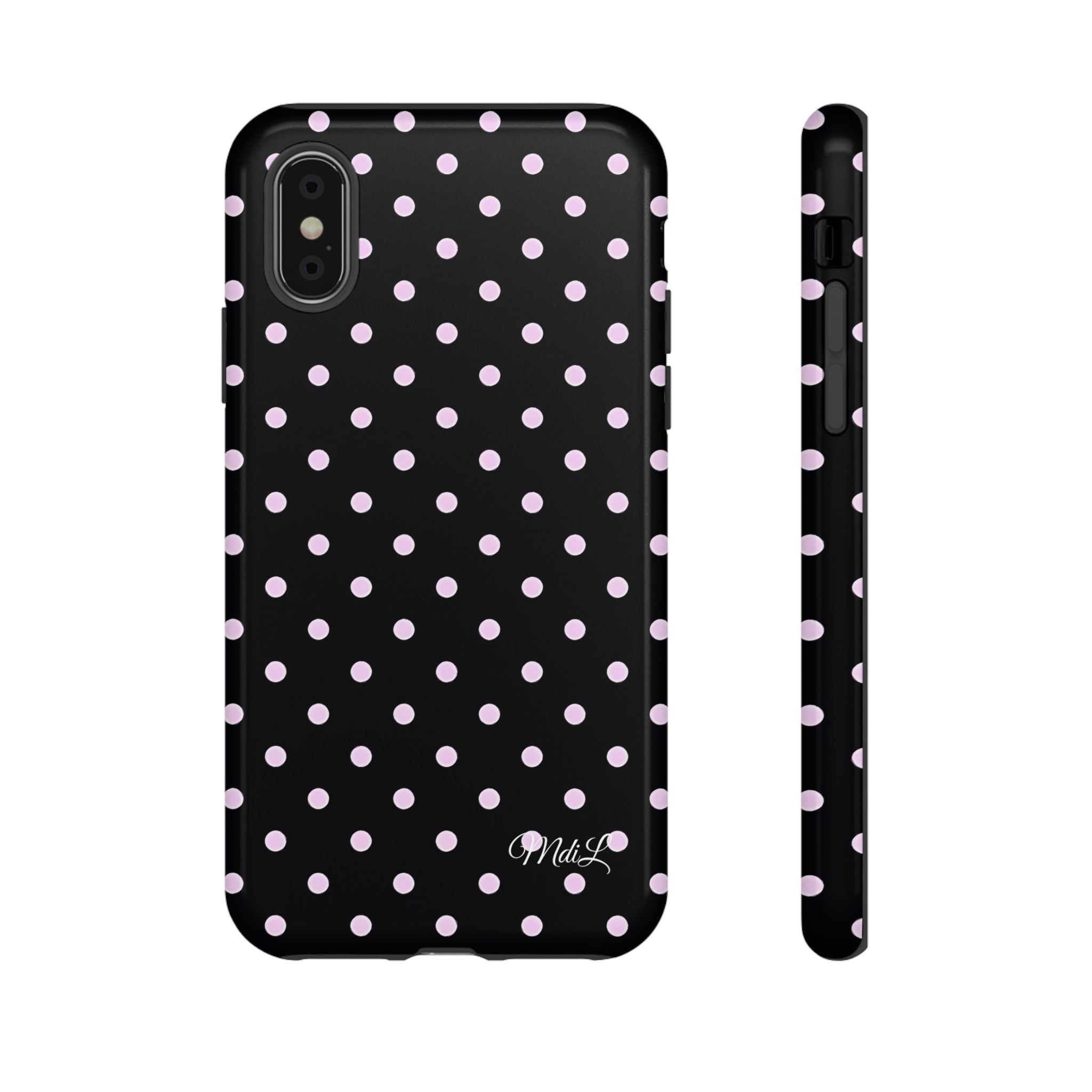 Polka Dots | Pink and Black - Mare di Luna
