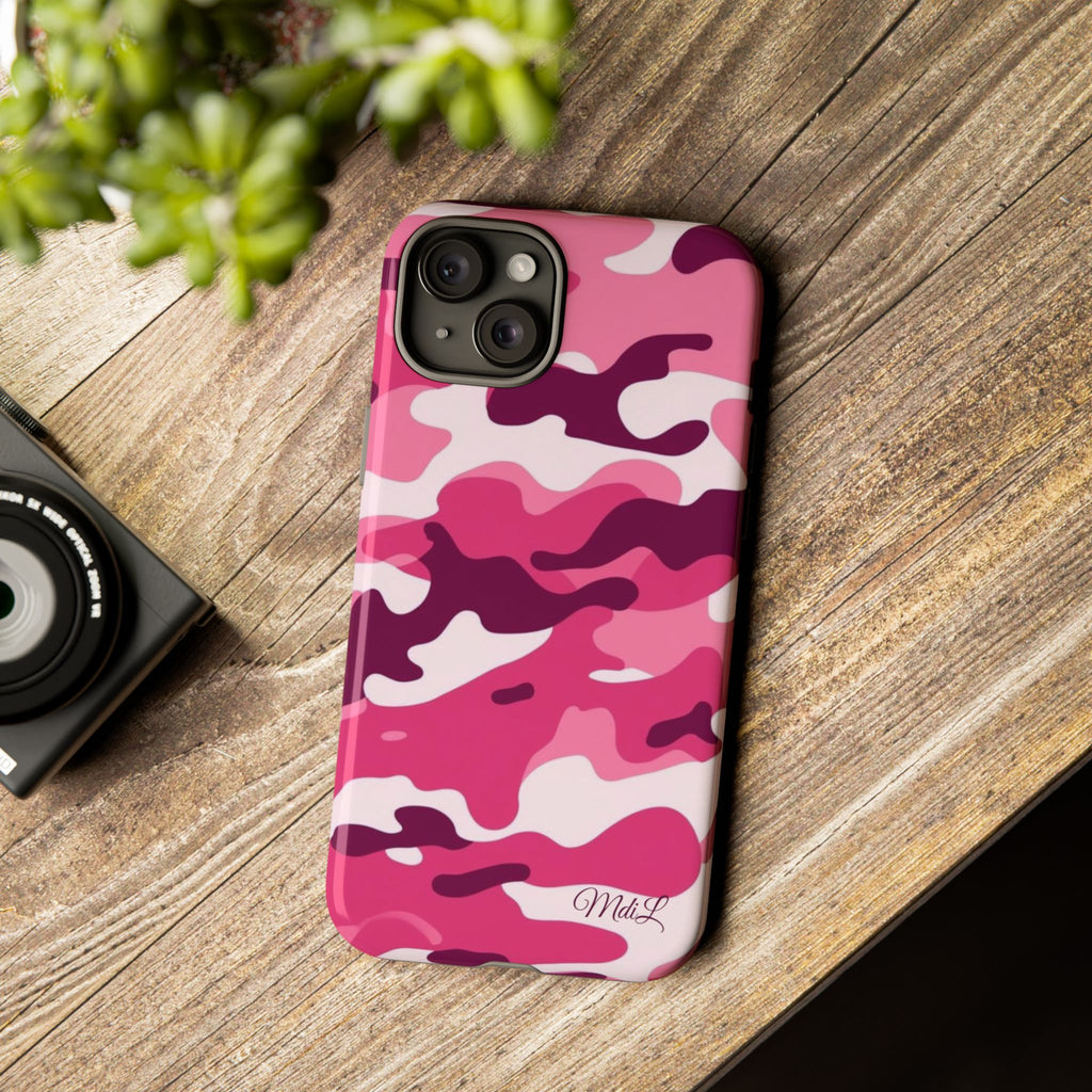 Pink Camo iPhone Case