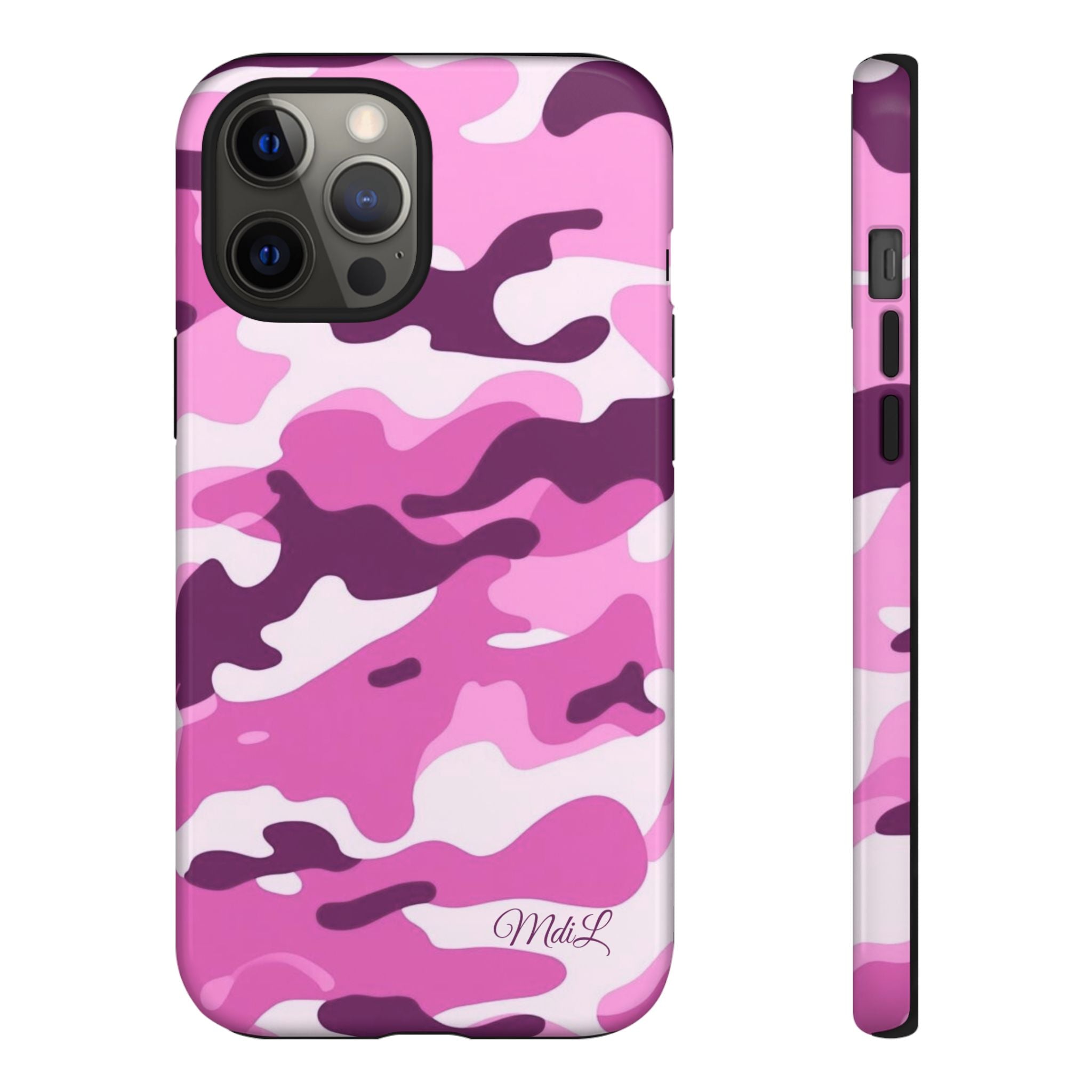 Fuschia Camo iPhone Case