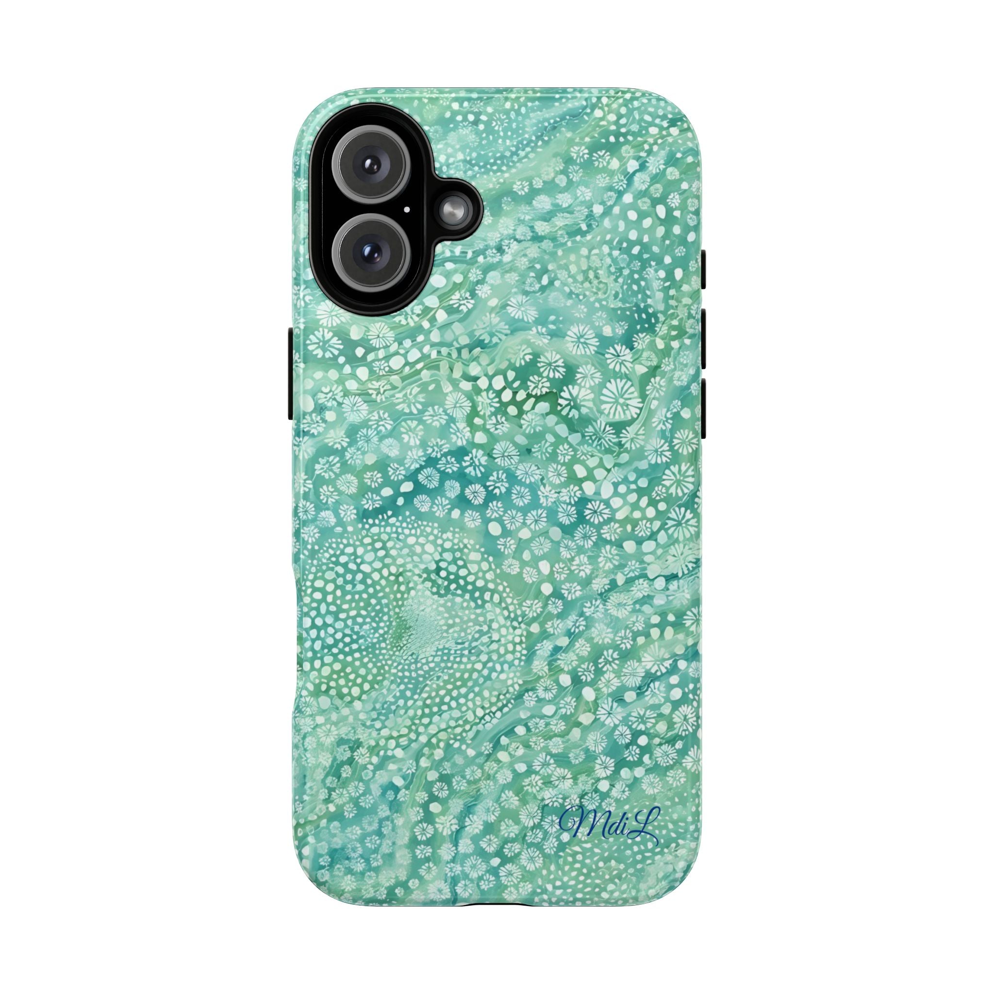 Teal Florals