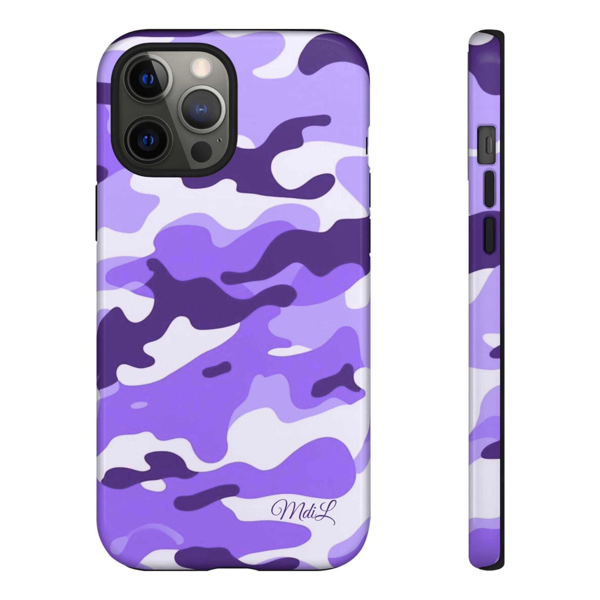 Purple Camo iPhone Case