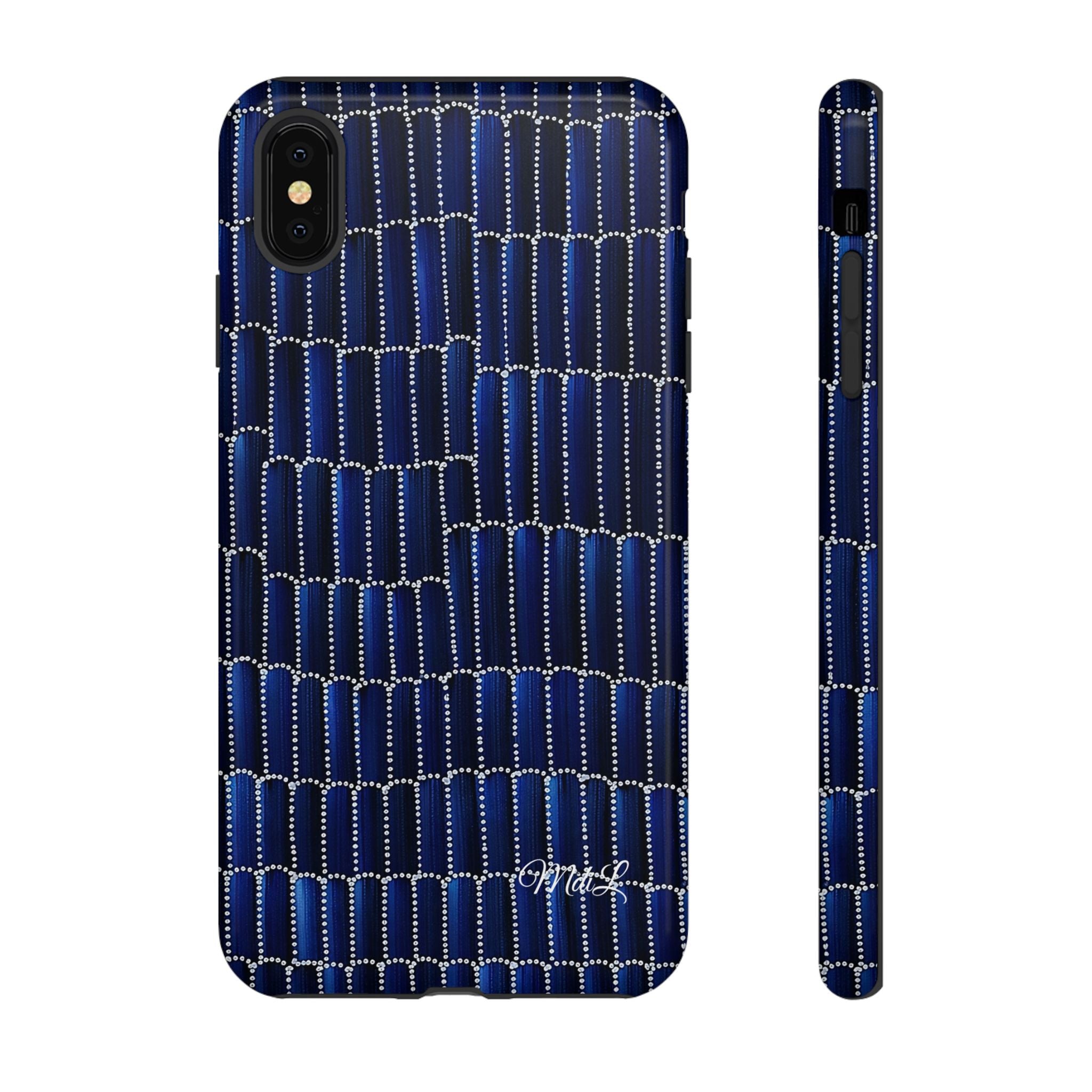 Watercolor Diamonds | Midnight Blue - Mare di Luna