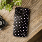 Polka Dots | Pink and Black - Mare di Luna