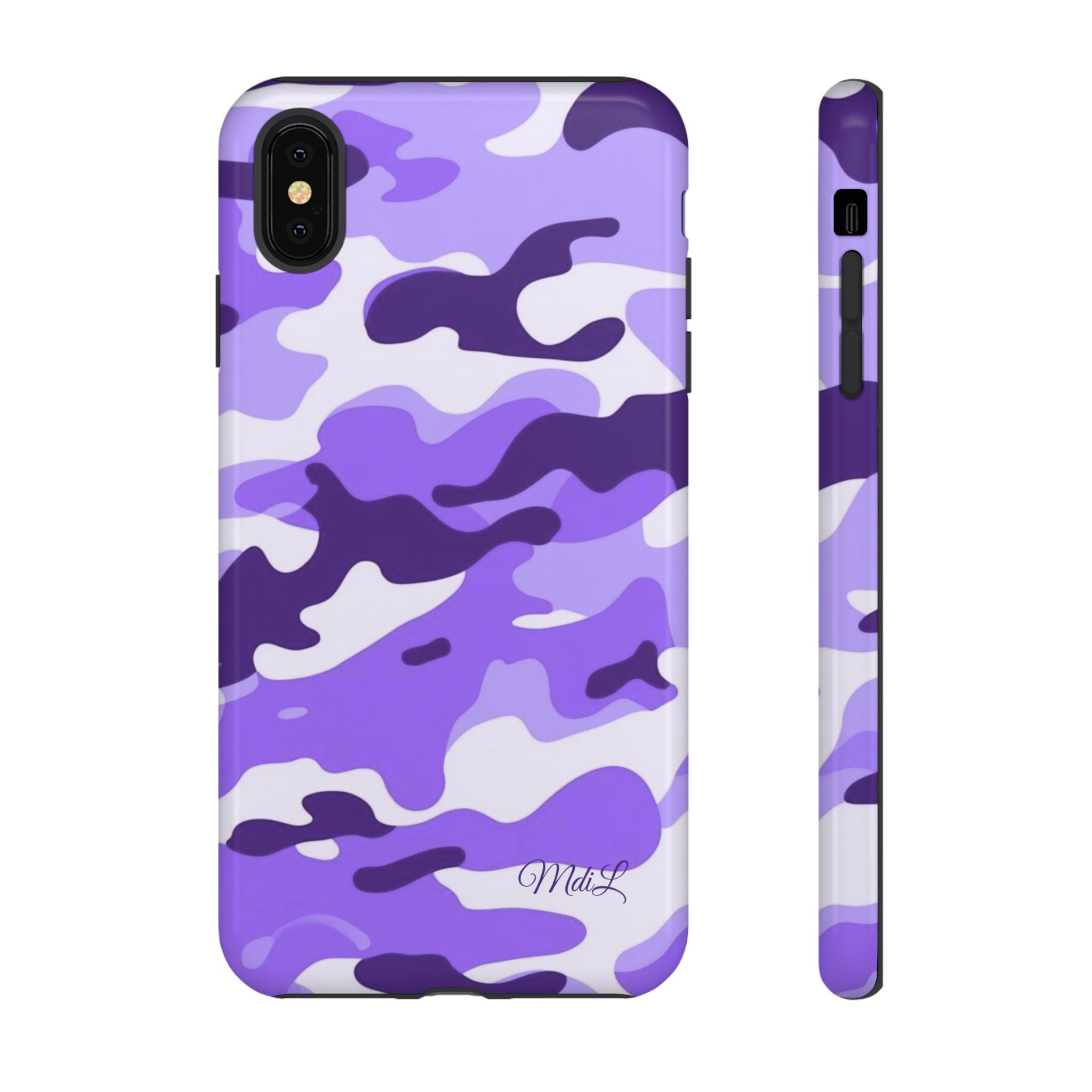 Purple Camo iPhone Case