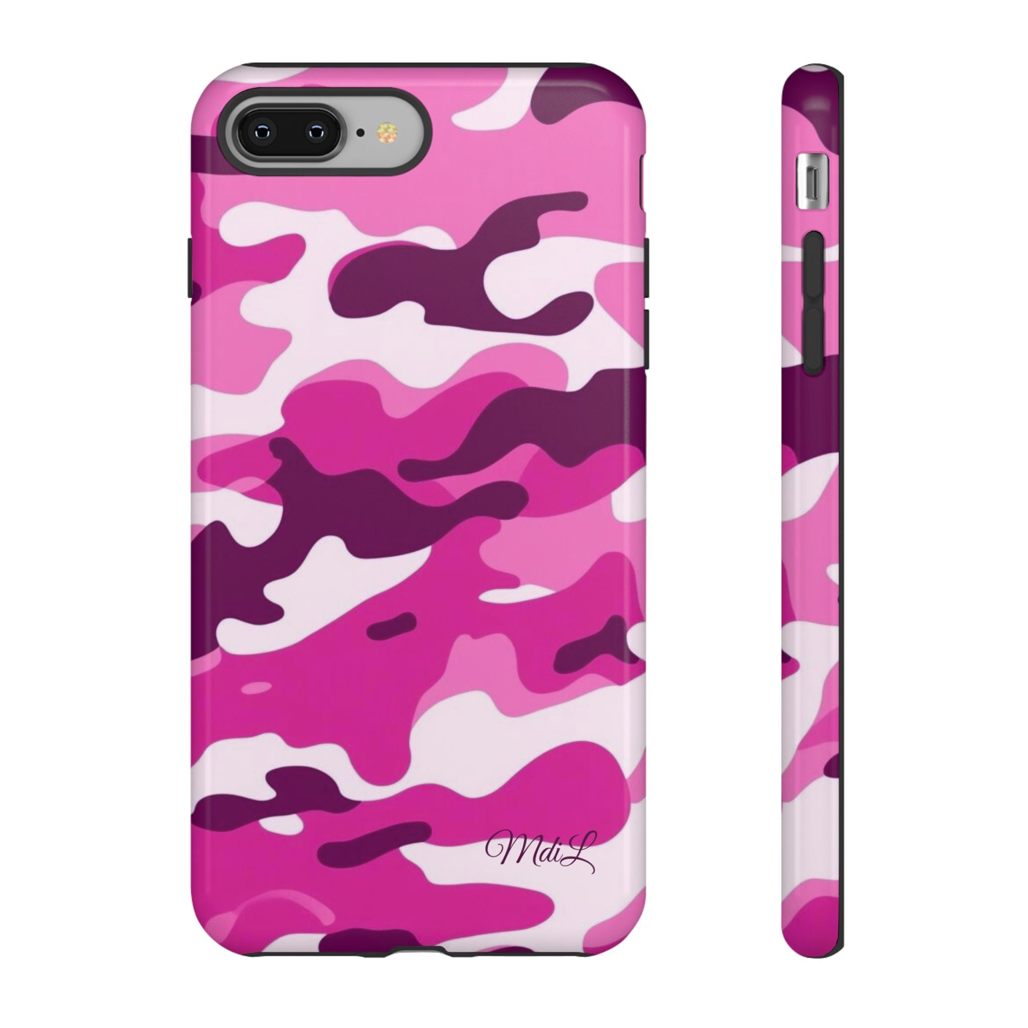 Magenta Camo iPhone Case