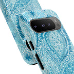 Teal Paisley