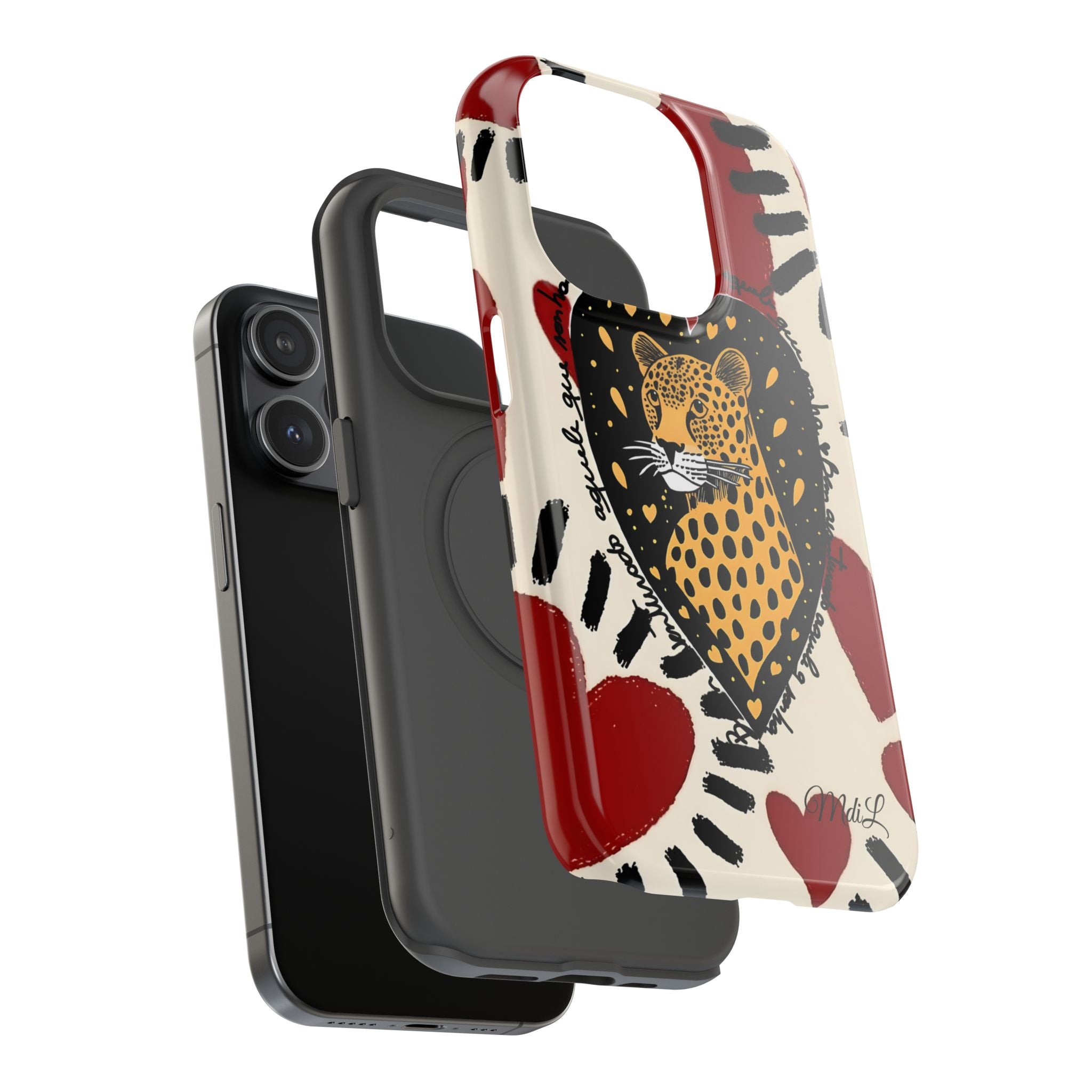 Leopard Hearts MagSafe