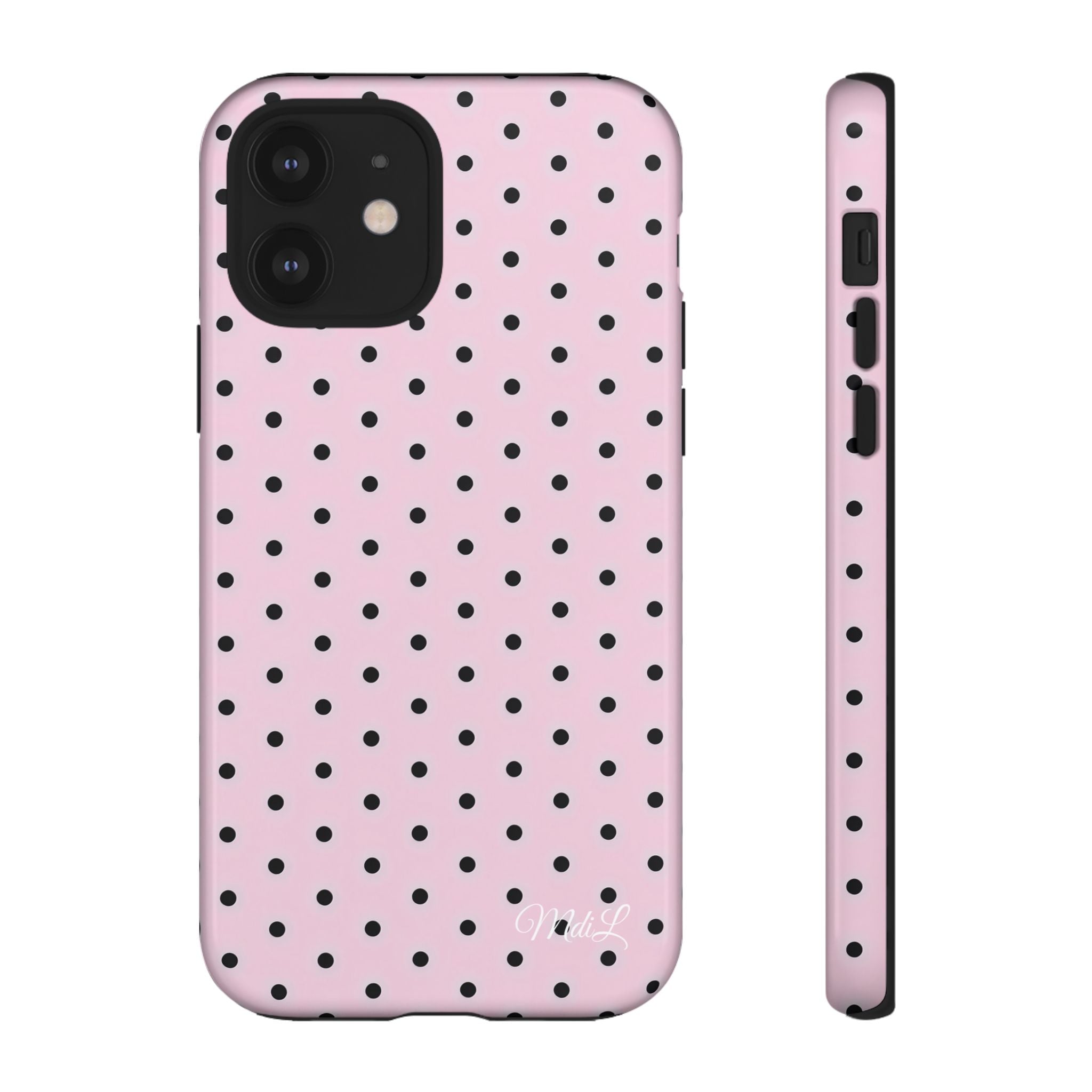 Polka Dots | Pink and Black - Mare di Luna