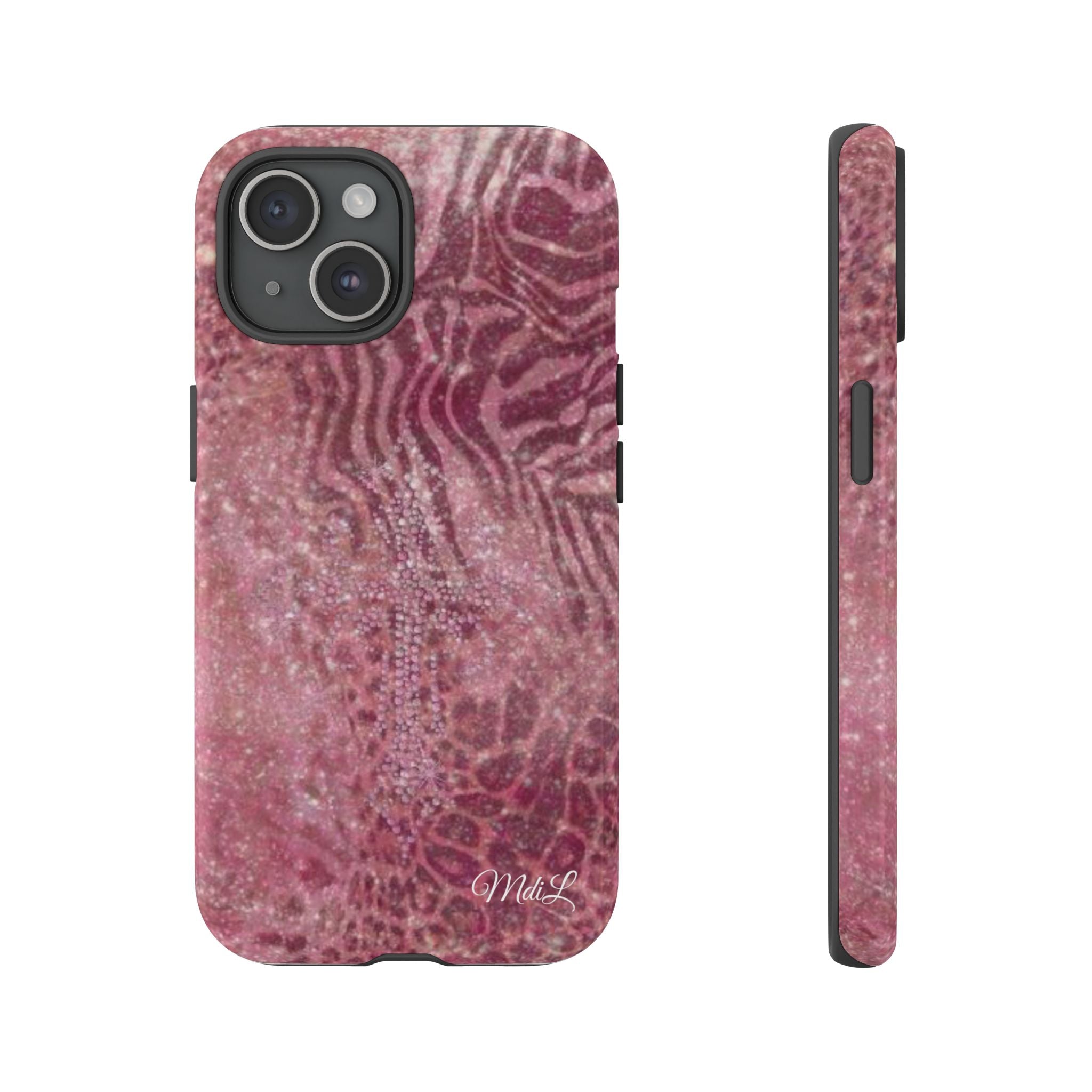 Pink Cross iPhone Case