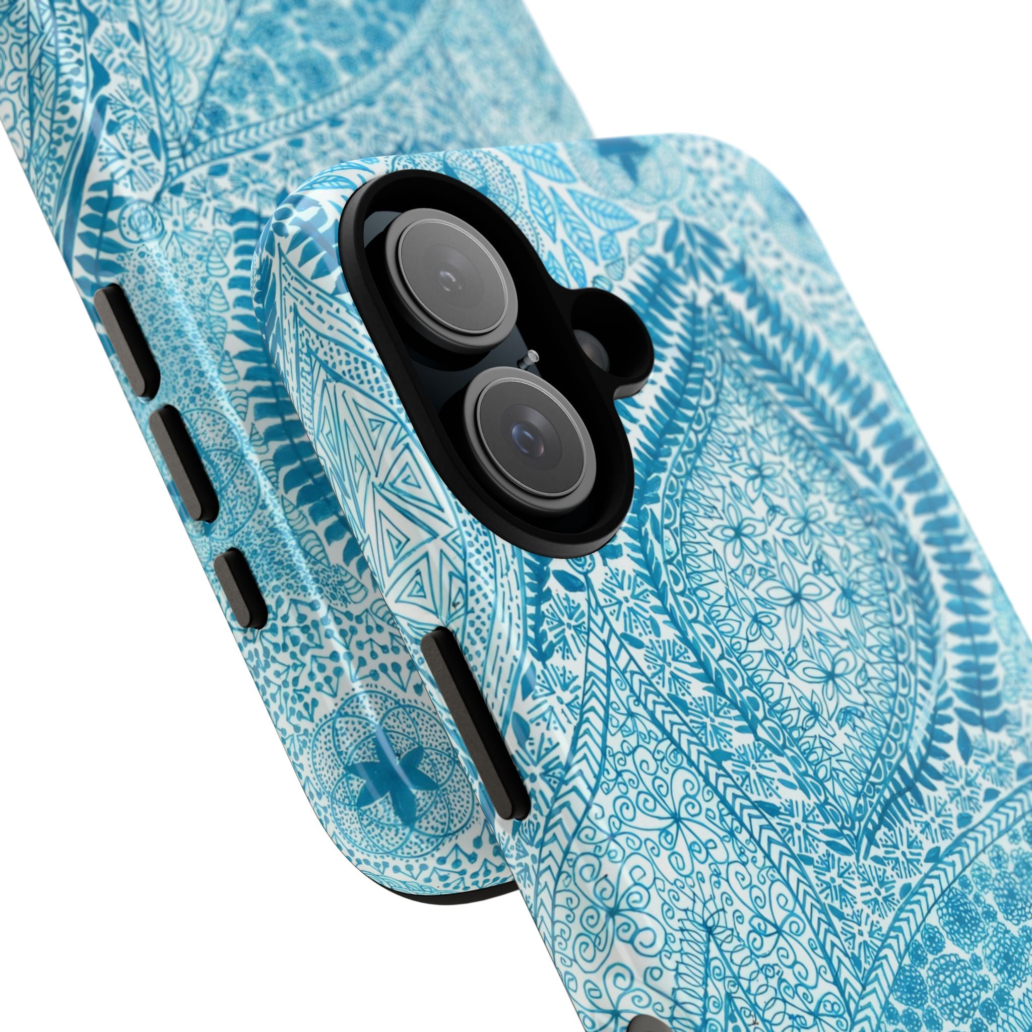 Teal Paisley