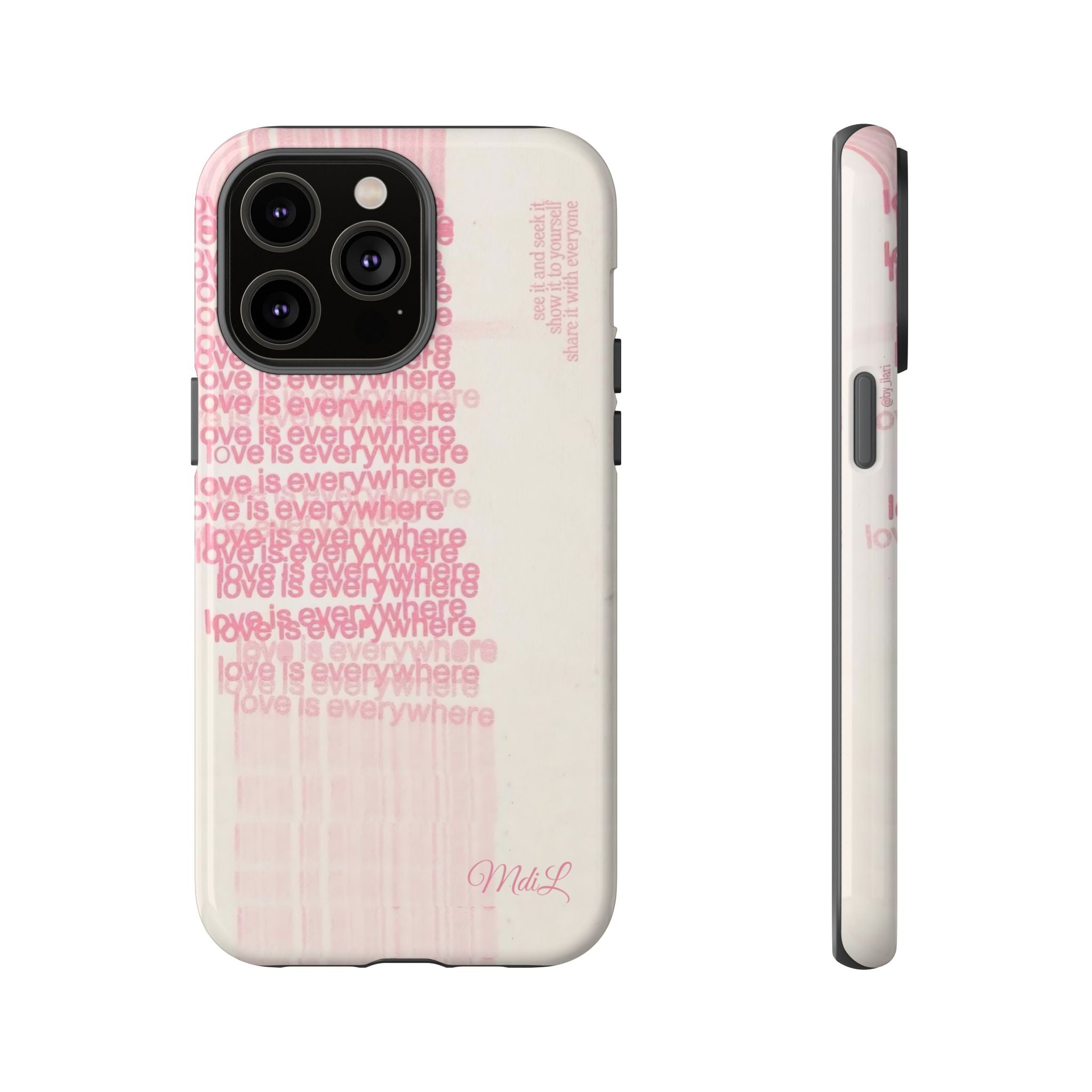Love is Everywhere | Pink and White - Mare di Luna