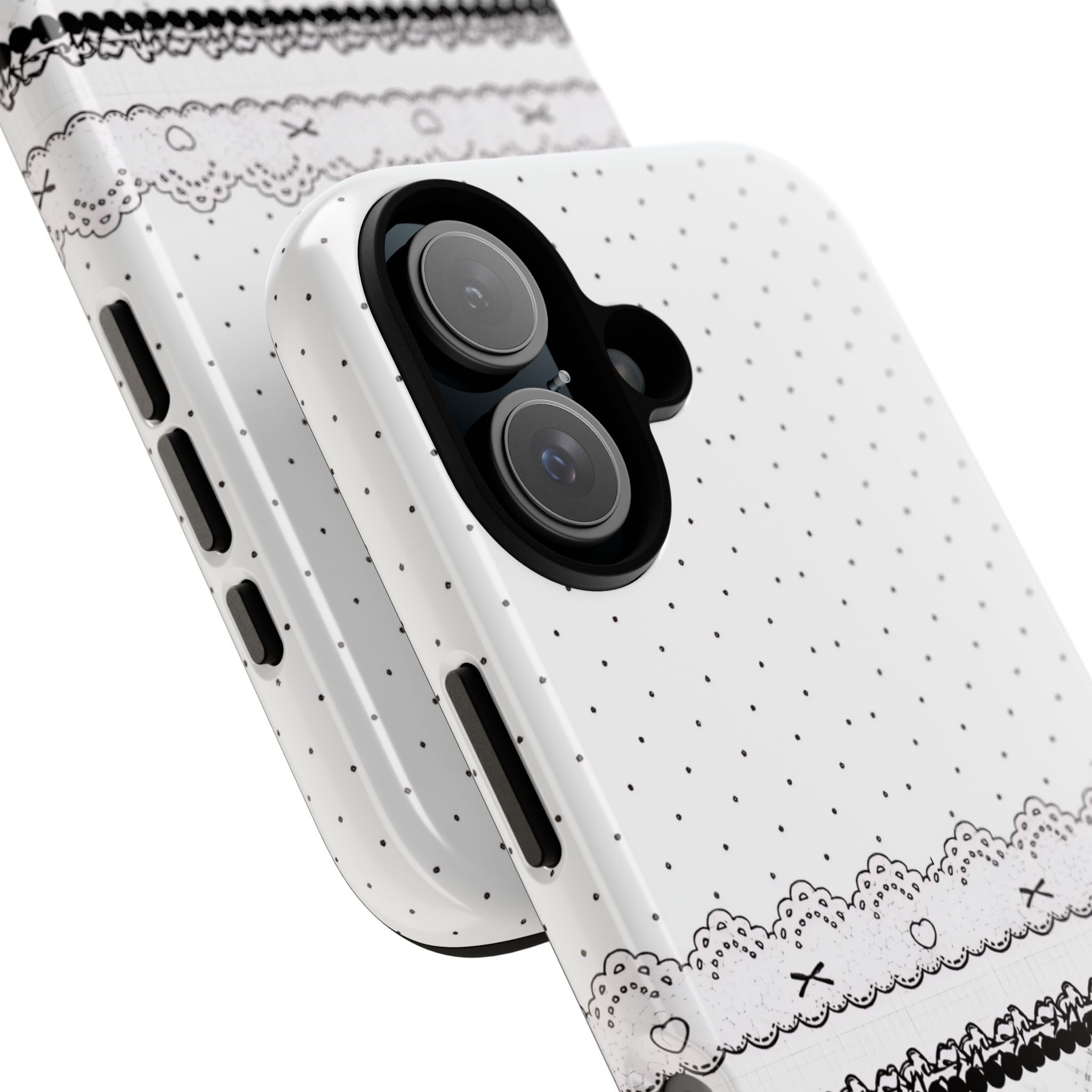 Dotted Lace | Black and White - Mare di Luna