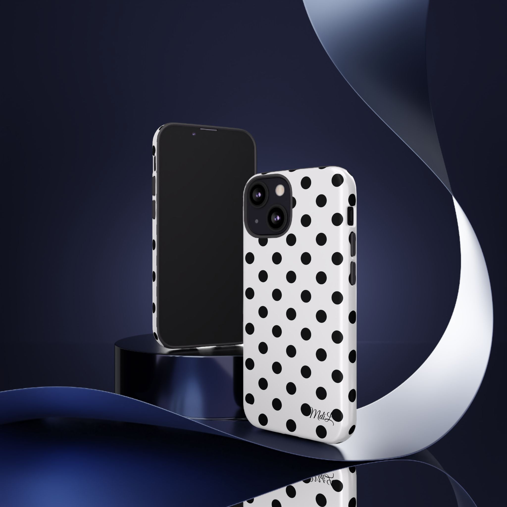 Polka Dots | Black and White - Mare di Luna