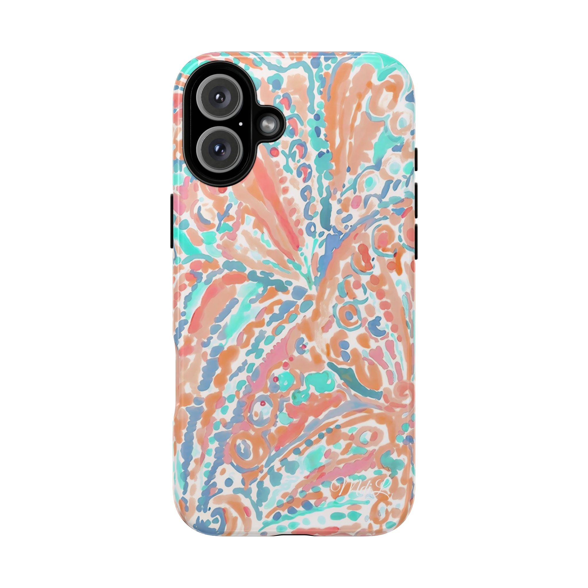 Coral & Teal