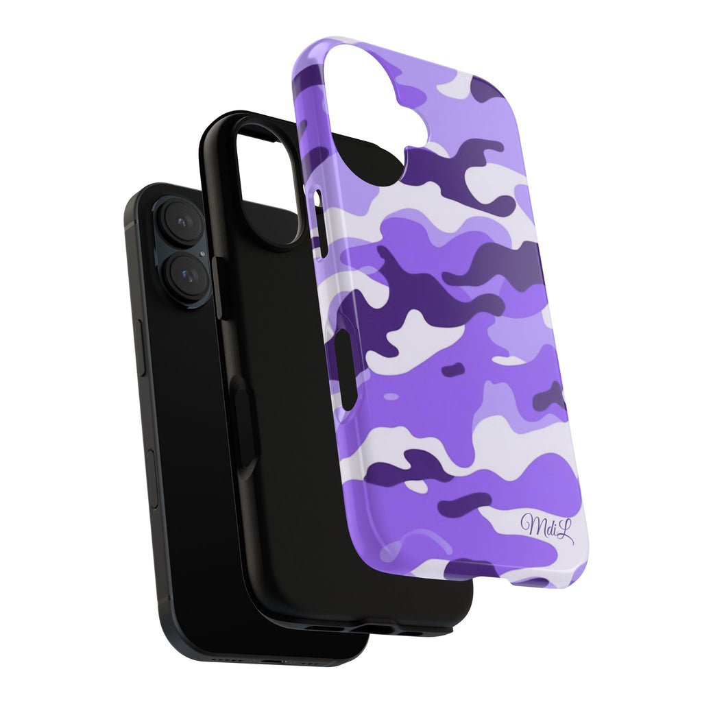 Purple Camo iPhone Case