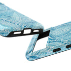 Teal Paisley