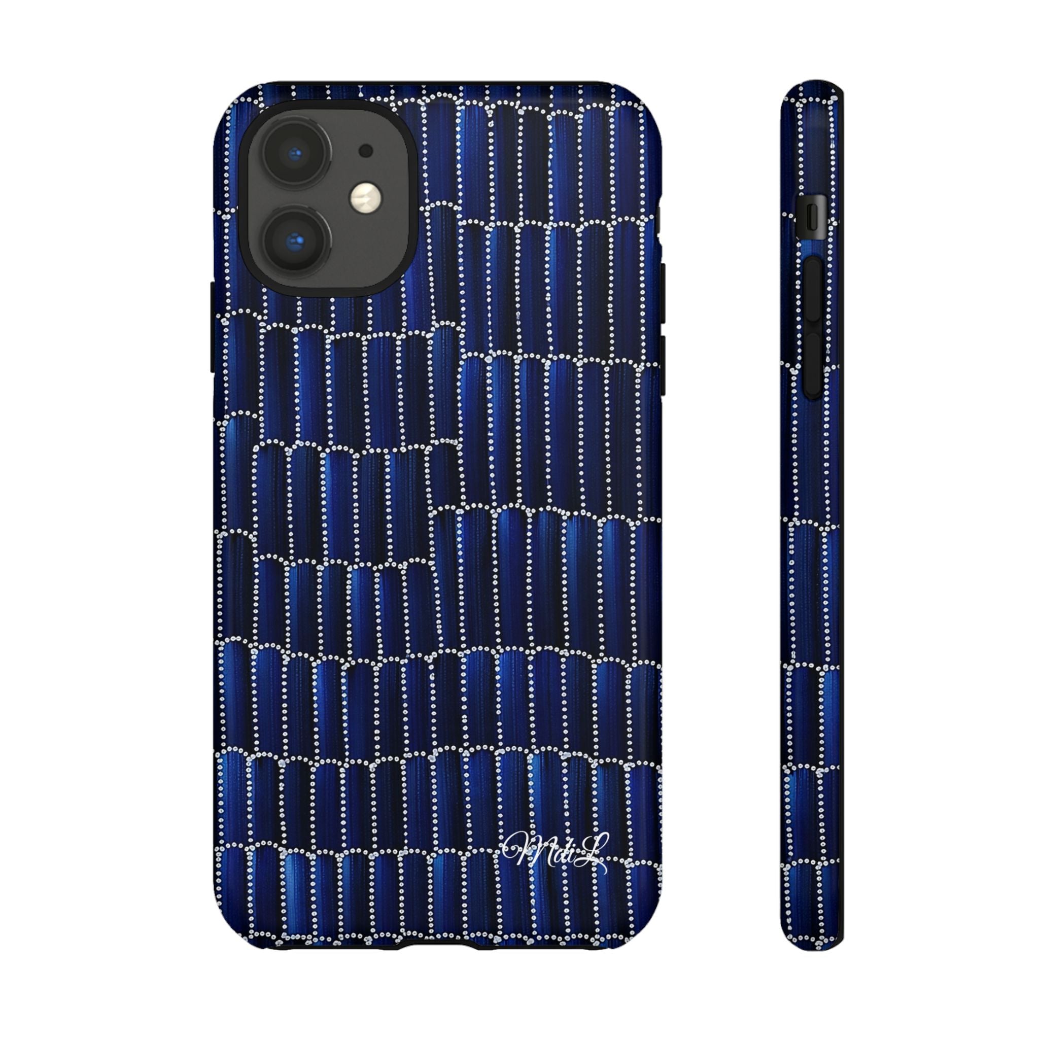 Watercolor Diamonds | Midnight Blue - Mare di Luna