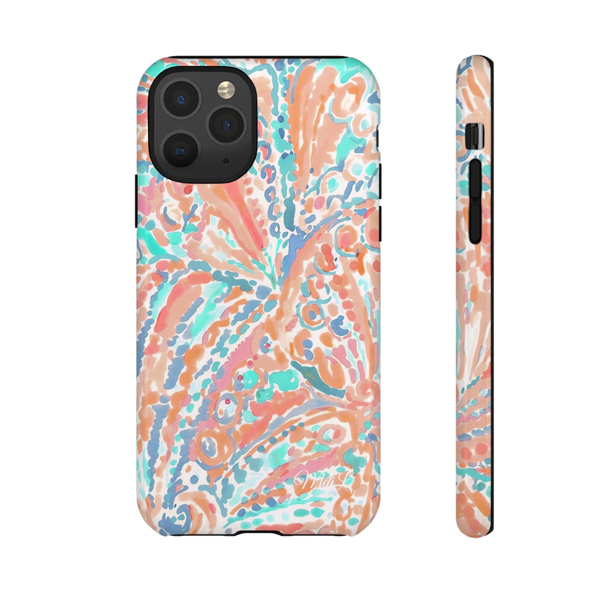 Coral & Teal