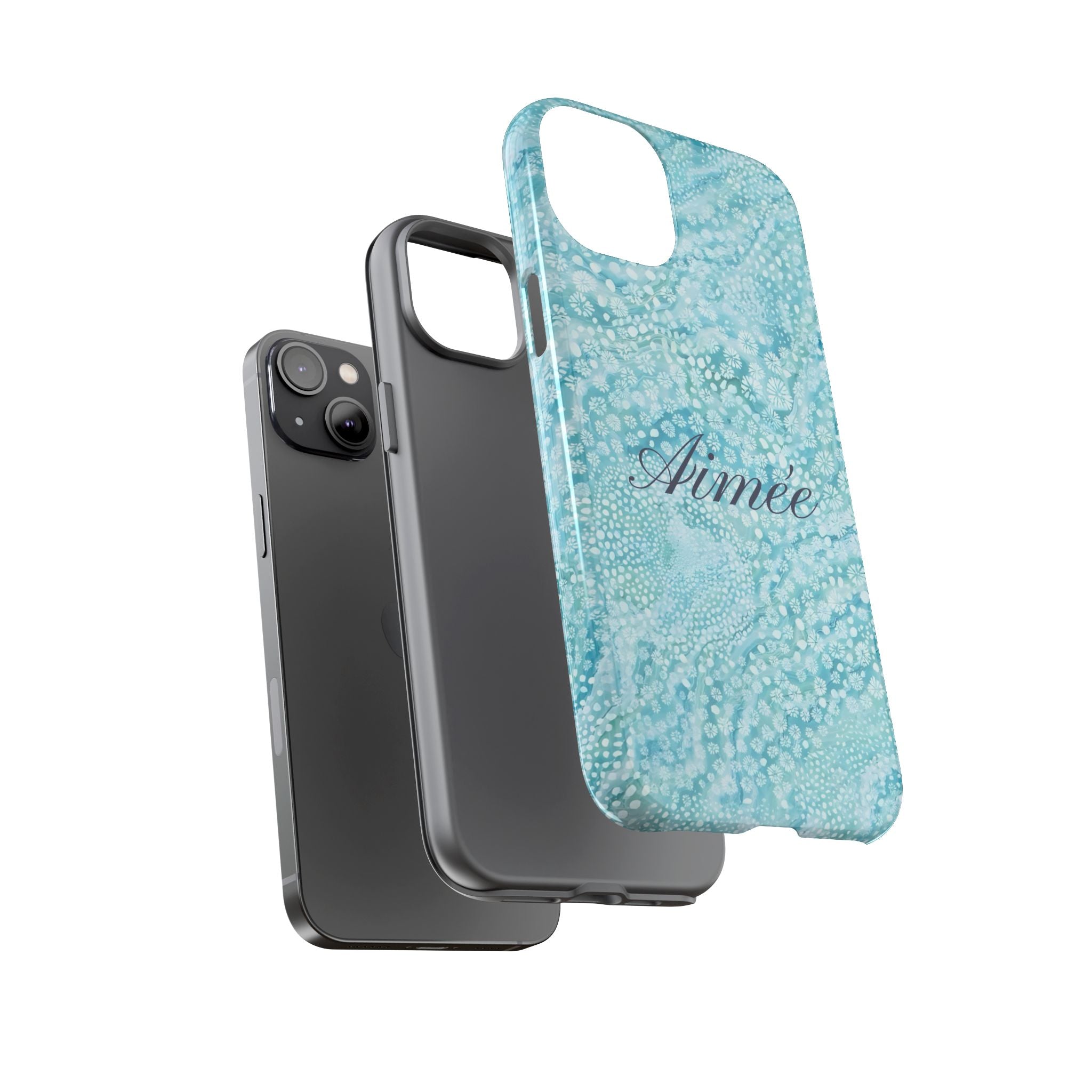 Teal Florals Personalized