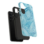Teal Paisley