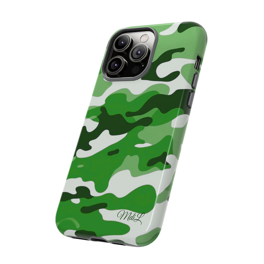 Green Camo iPhone Case